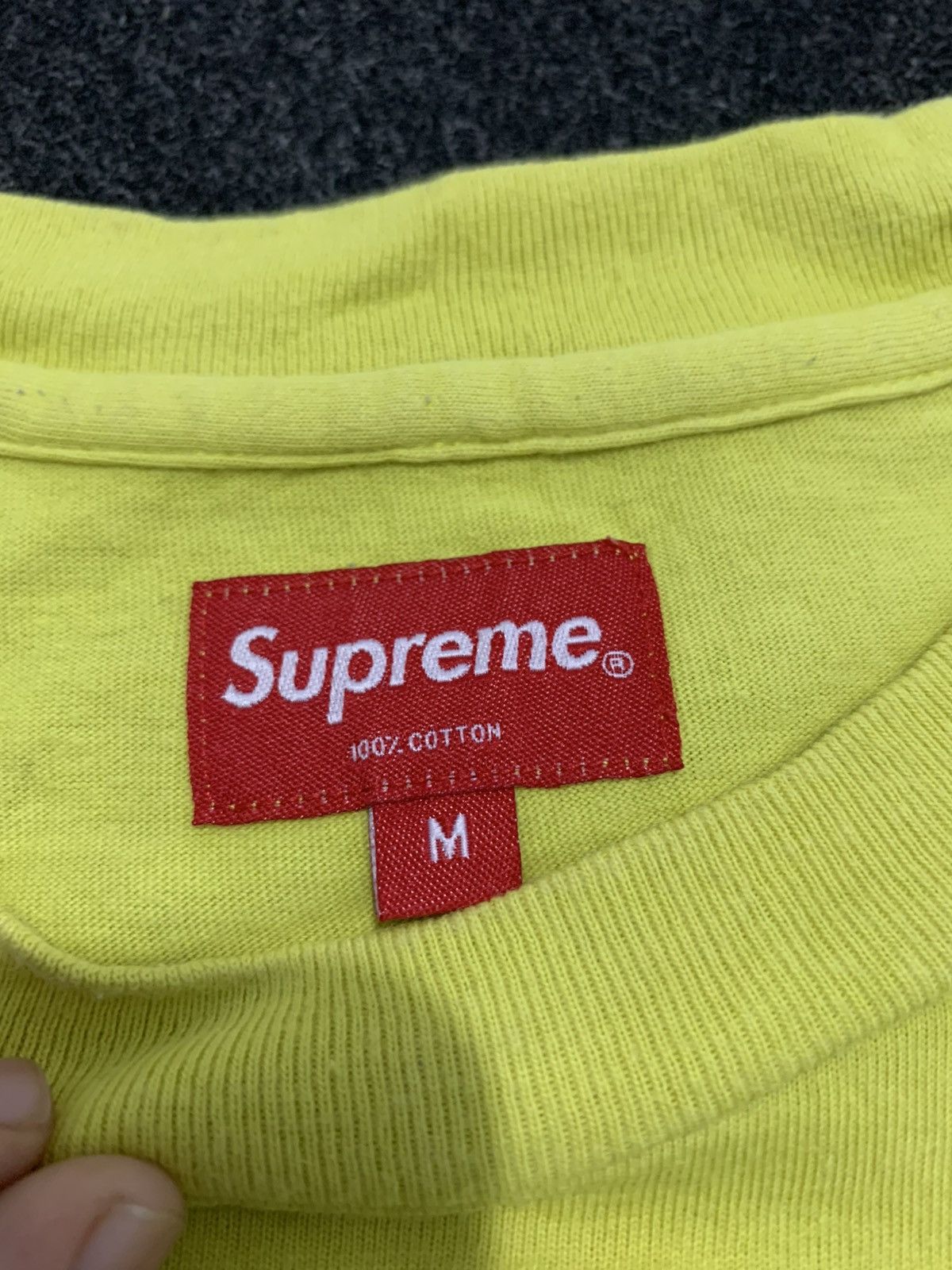 Supreme Supreme stripe tee dark yellow tshirt Size US M / EU 48-50 / 2 - 3 Thumbnail
