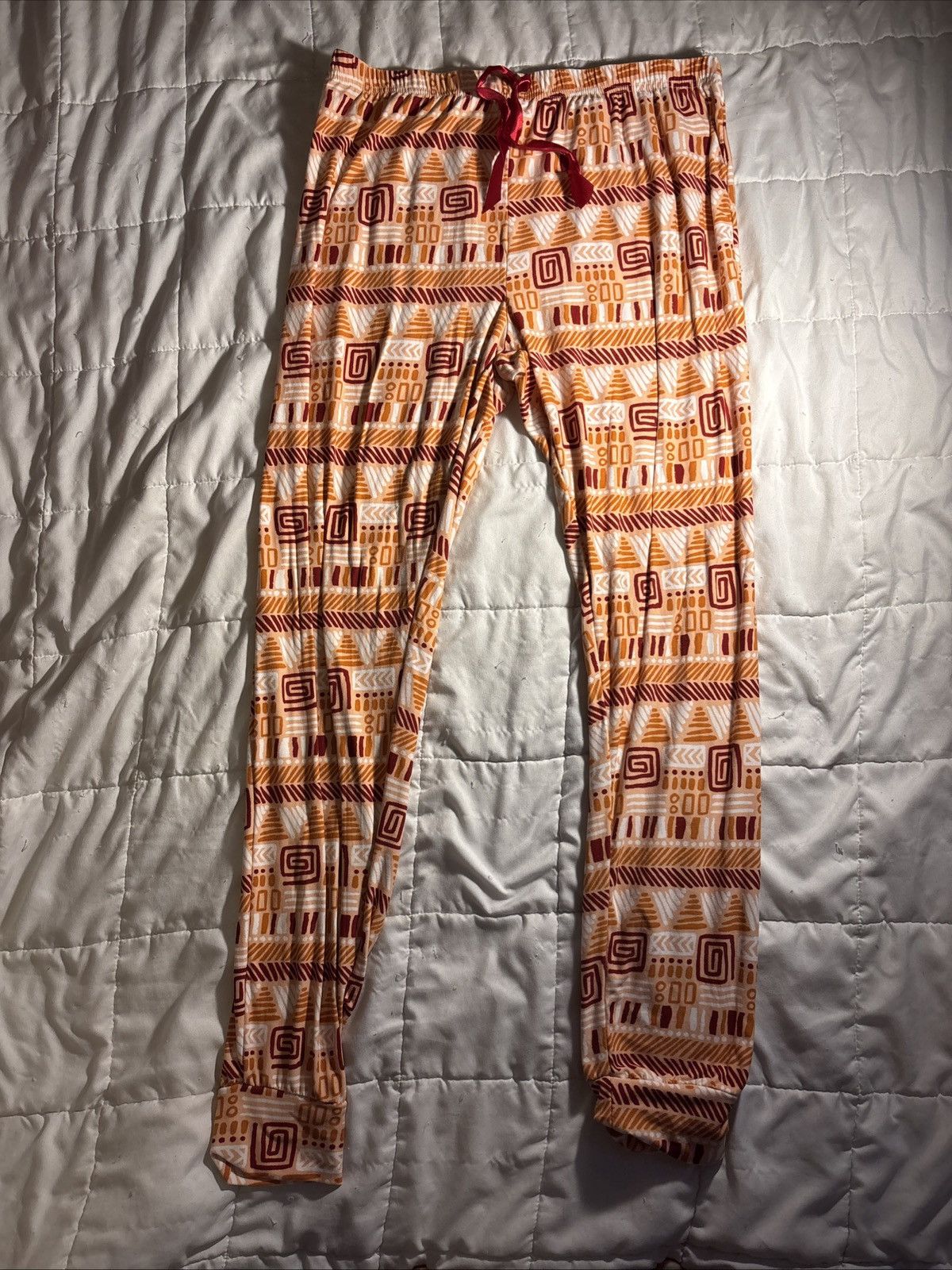 Other Orange stretchy leggings Size 36" / US 14 / IT 50 - 1 Thumbnail