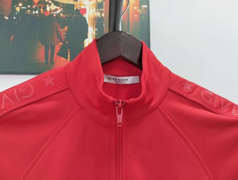 Givenchy Givenchy Size36 Red Star Jacket Baseball Jacket Size 36 Size US M / EU 48-50 / 2 - 2 Thumbnail