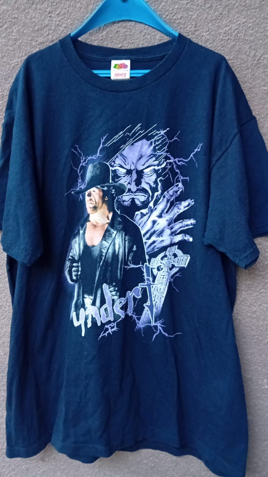 Vintage The Undertaker Vintage WWE Wrestling Shirt Double Sided Size US XL / EU 56 / 4 - 1 Thumbnail
