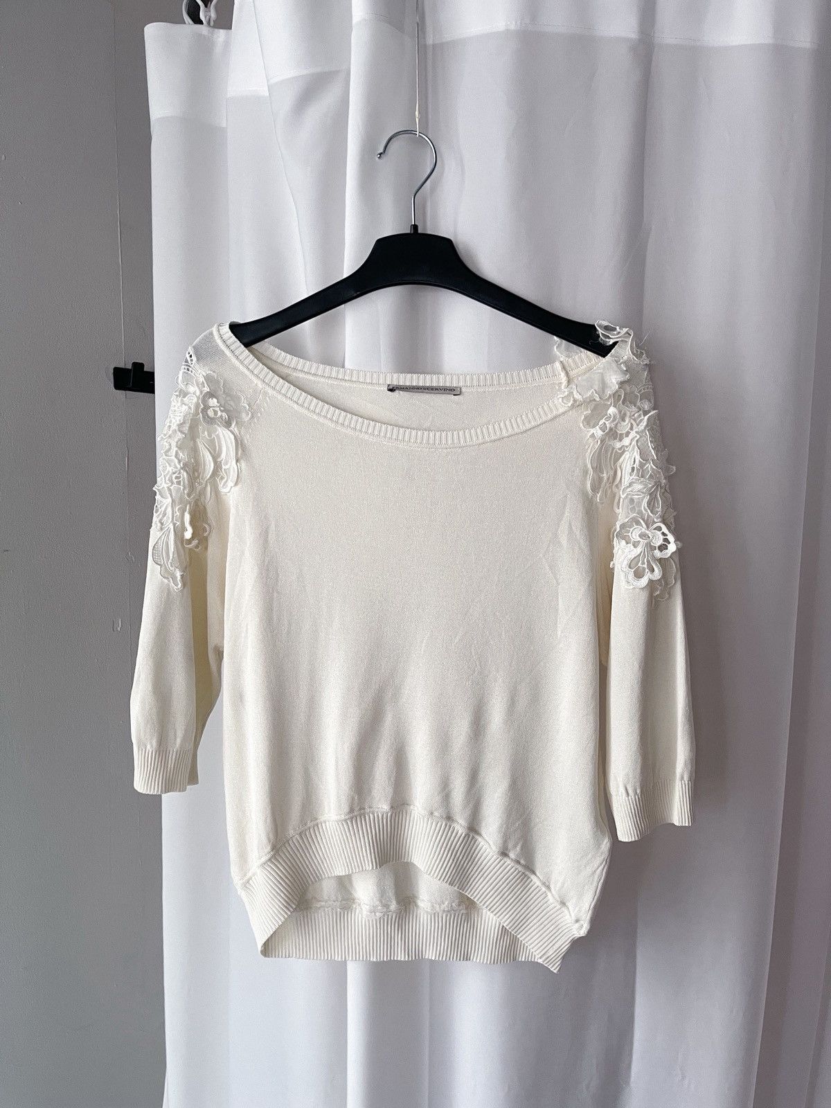 Ermanno Scervino Ermanno Scervino lace detail knit top Size M / US 6-8 / IT 42-44 - 6 Thumbnail