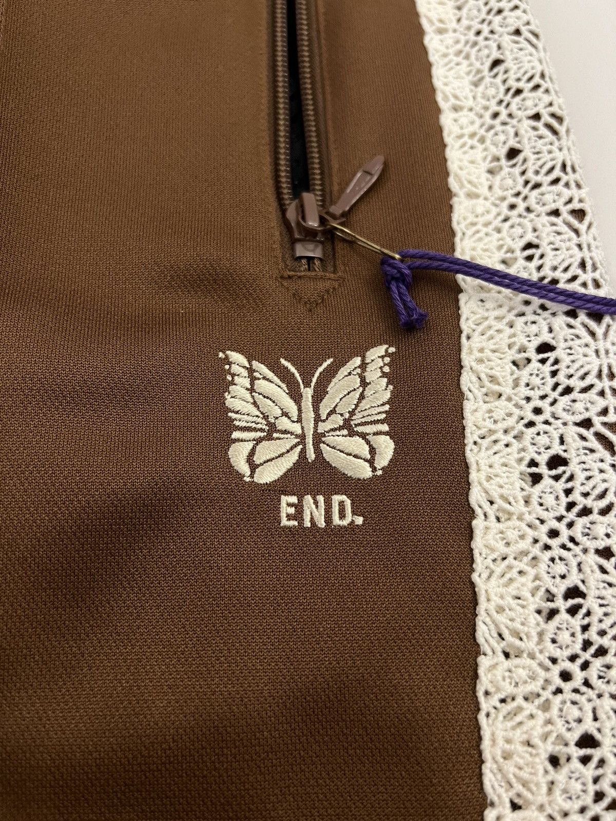 END. × Needles Needle X END. Rattan Track Pants Brown Natural Size US 36 / EU 52 - 3 Thumbnail