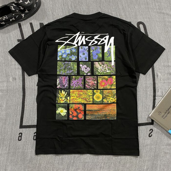 Stussy RARE Stussy Flower Album Art Tee | Grailed