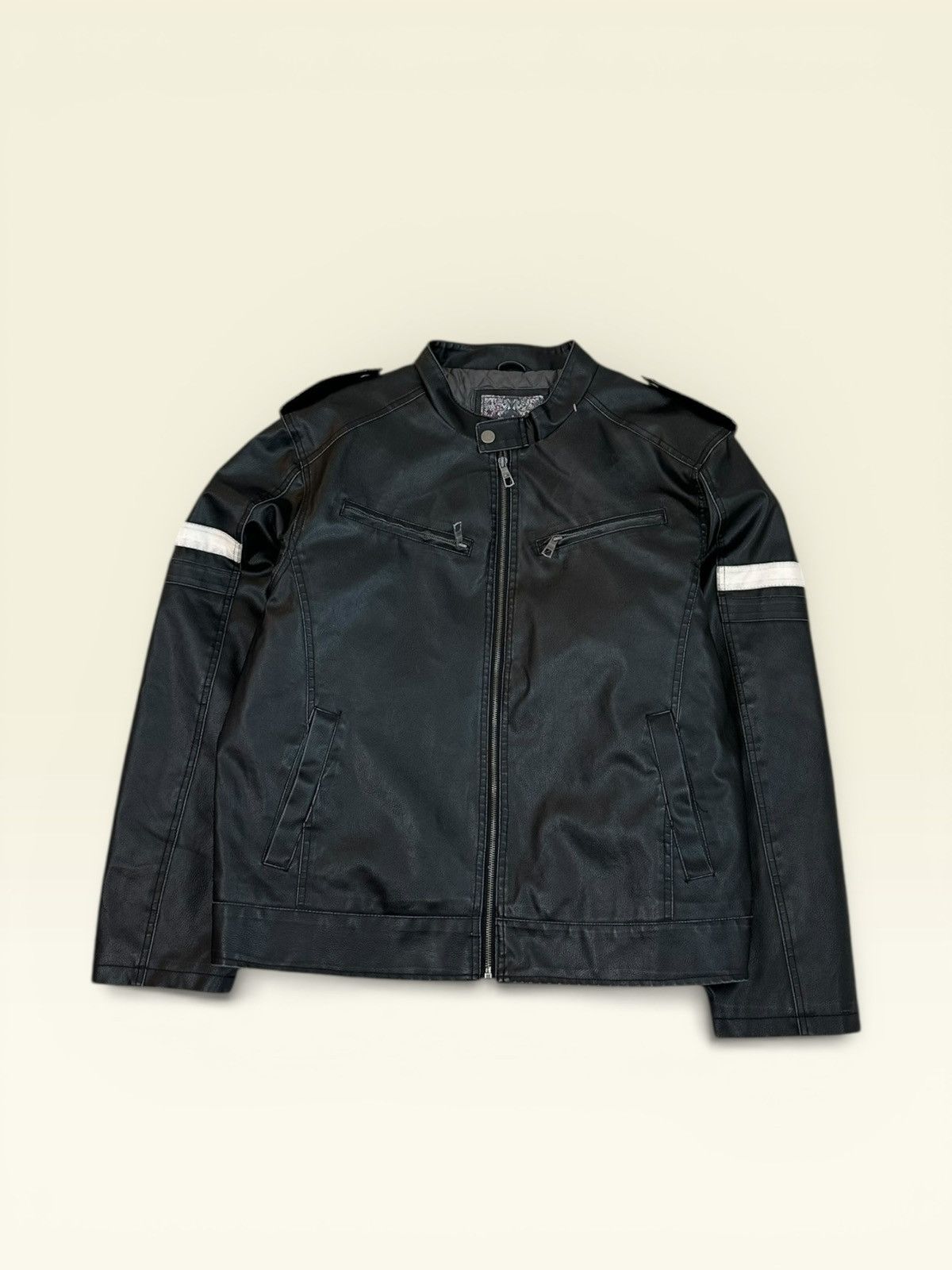 Other Vintage black leather biker bomber jacket Size US XXL / EU 58 / 5 - 1 Thumbnail