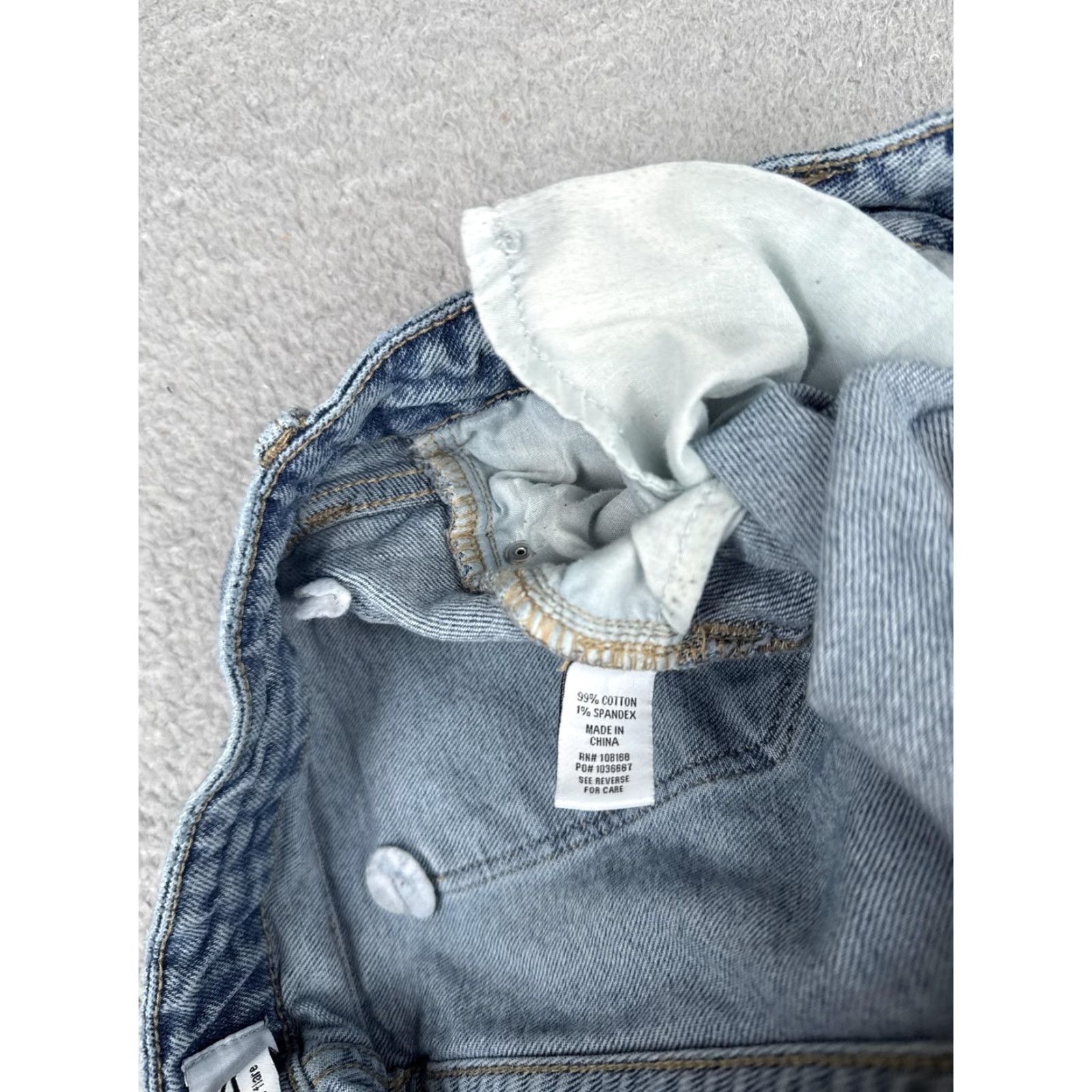 Rsq RSQ Low Rise Flare Jeans Womens 29 Blue Light Wash Stretch 5 Pocket 29x30 Jeans Size 29" - 7 Thumbnail