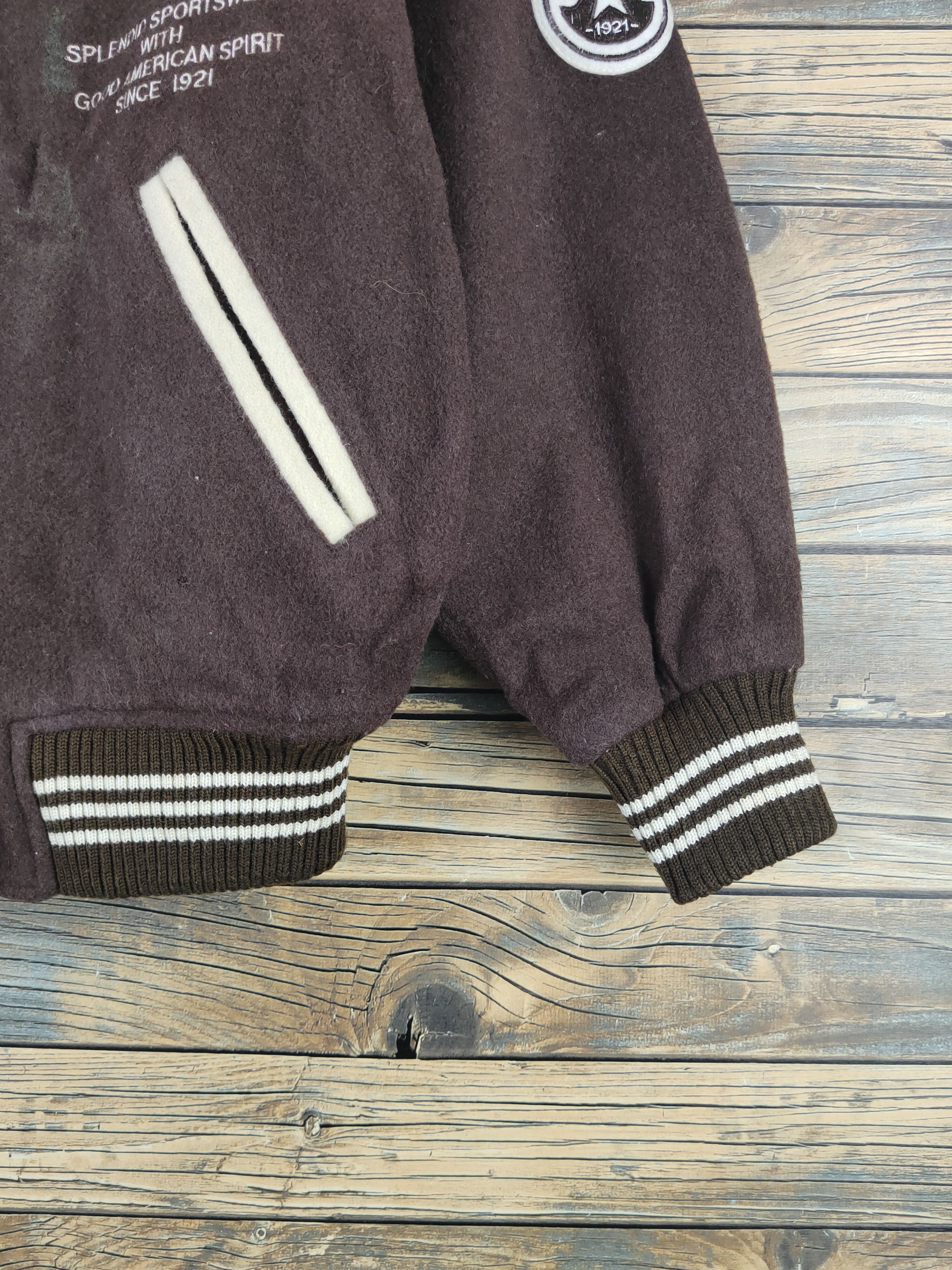 McGregor DL McGregor Brown Wool Varsity Jackets #1689 Size US M / EU 48-50 / 2 - 8 Thumbnail