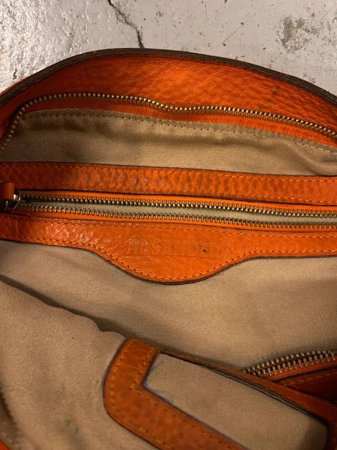 Jil Sander Jil Sander Orange Handle Leather Bag Size ONE SIZE - 8 Thumbnail