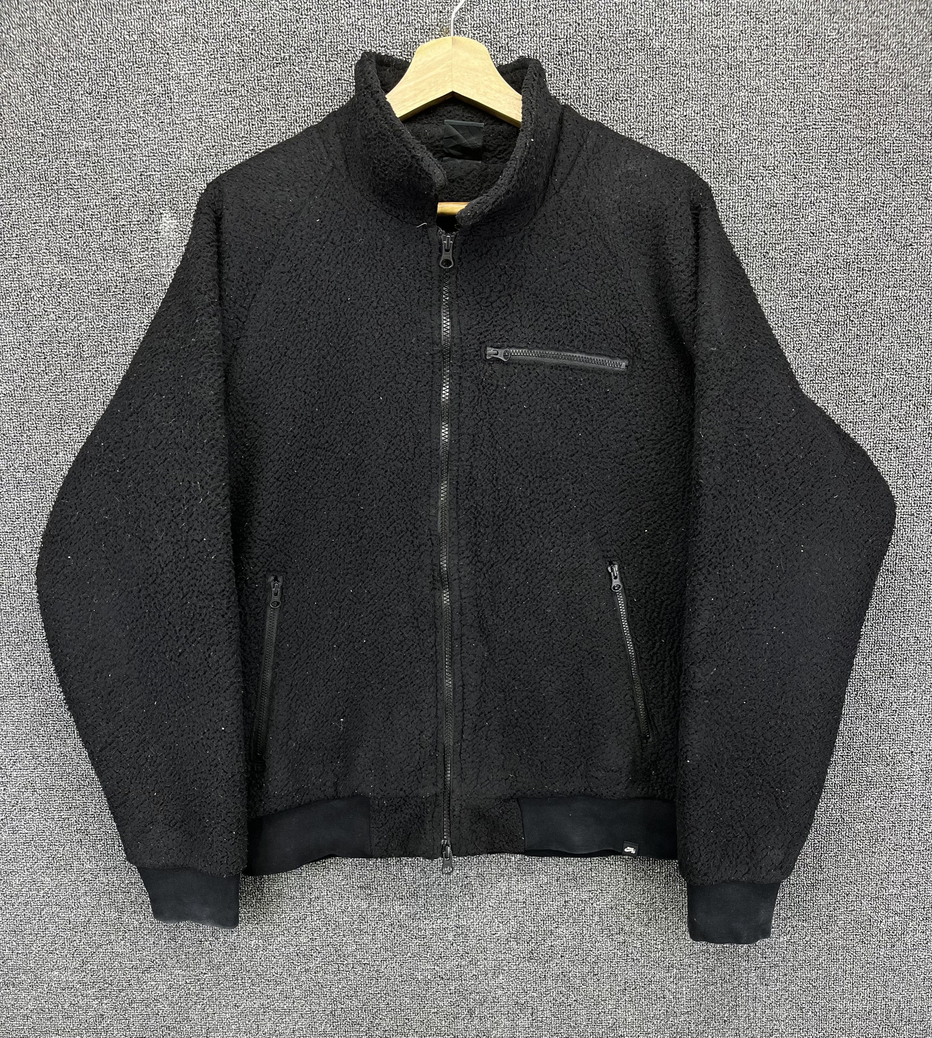Nike Vintage Nike SB Fleece Zip Up Jacket Size US L / EU 52-54 / 3 - 1 Thumbnail