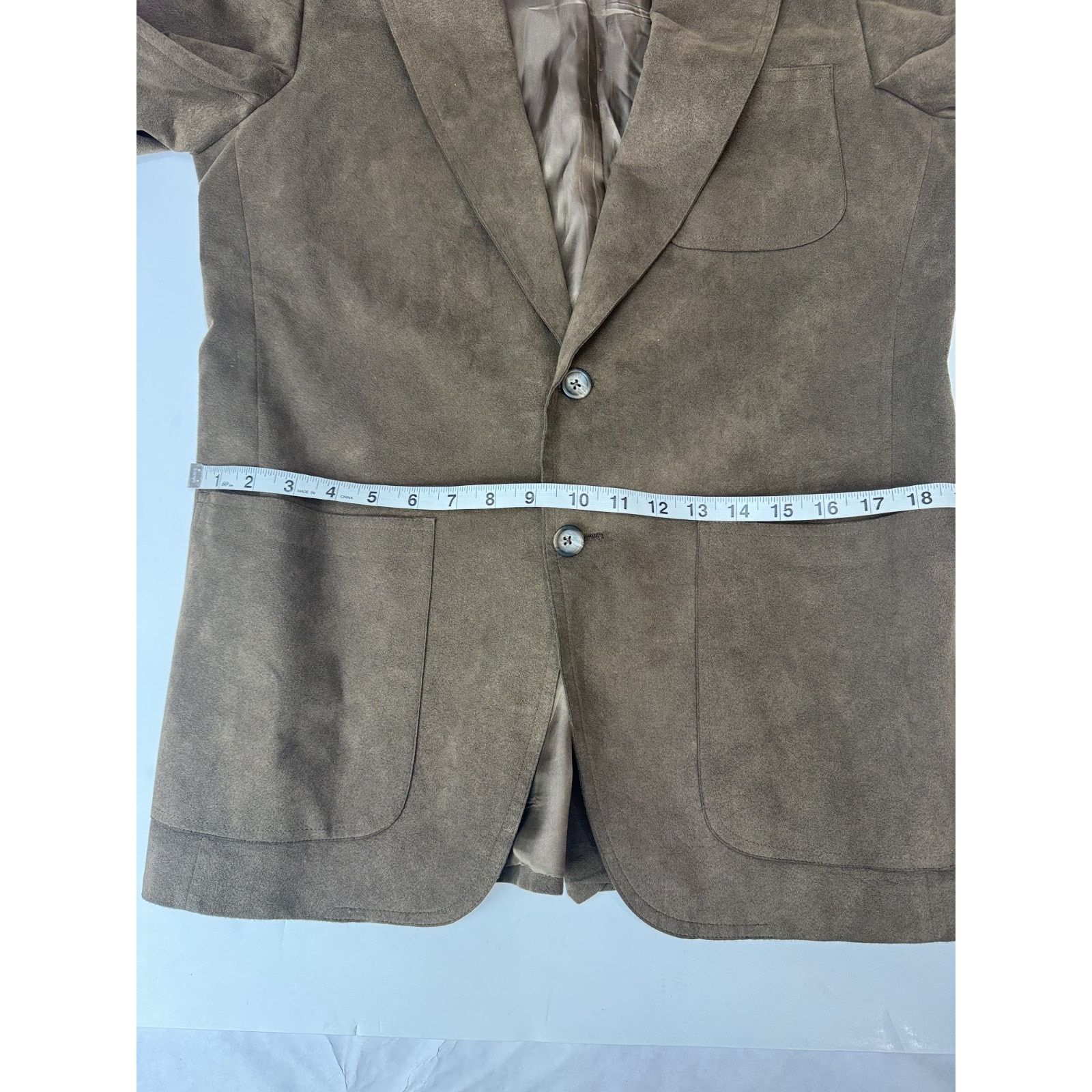 Other Vintage Marshall Field & Company Microsuede Blazer Brown 42 Size 42R - 5 Thumbnail