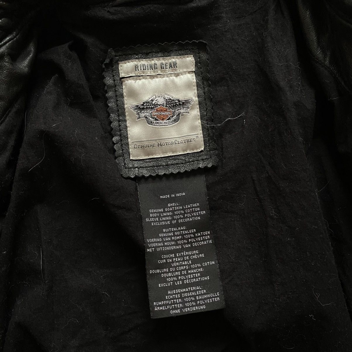 Harley Davidson × Vintage Harley Davidson Riding Gear Quilted Biker Leather Jacket Size M / US 6-8 / IT 42-44 - 11 Thumbnail