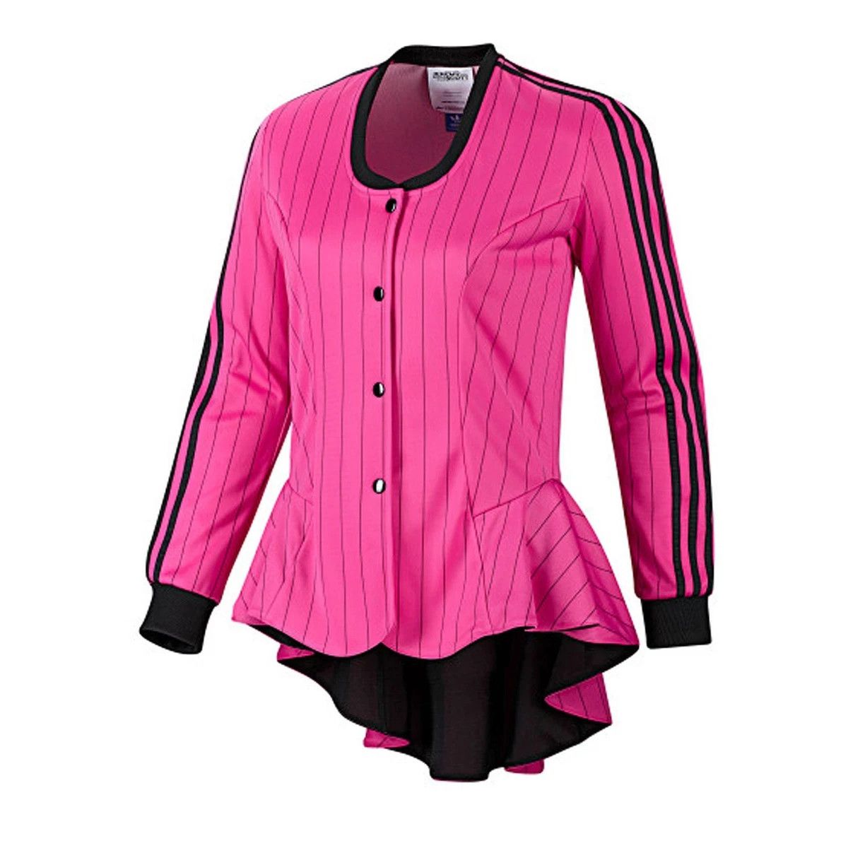 Adidas × Jeremy Scott Jeremy Scott Archive striped pink tailcoat jacket Size S / US 4 / IT 40 - 8 Thumbnail