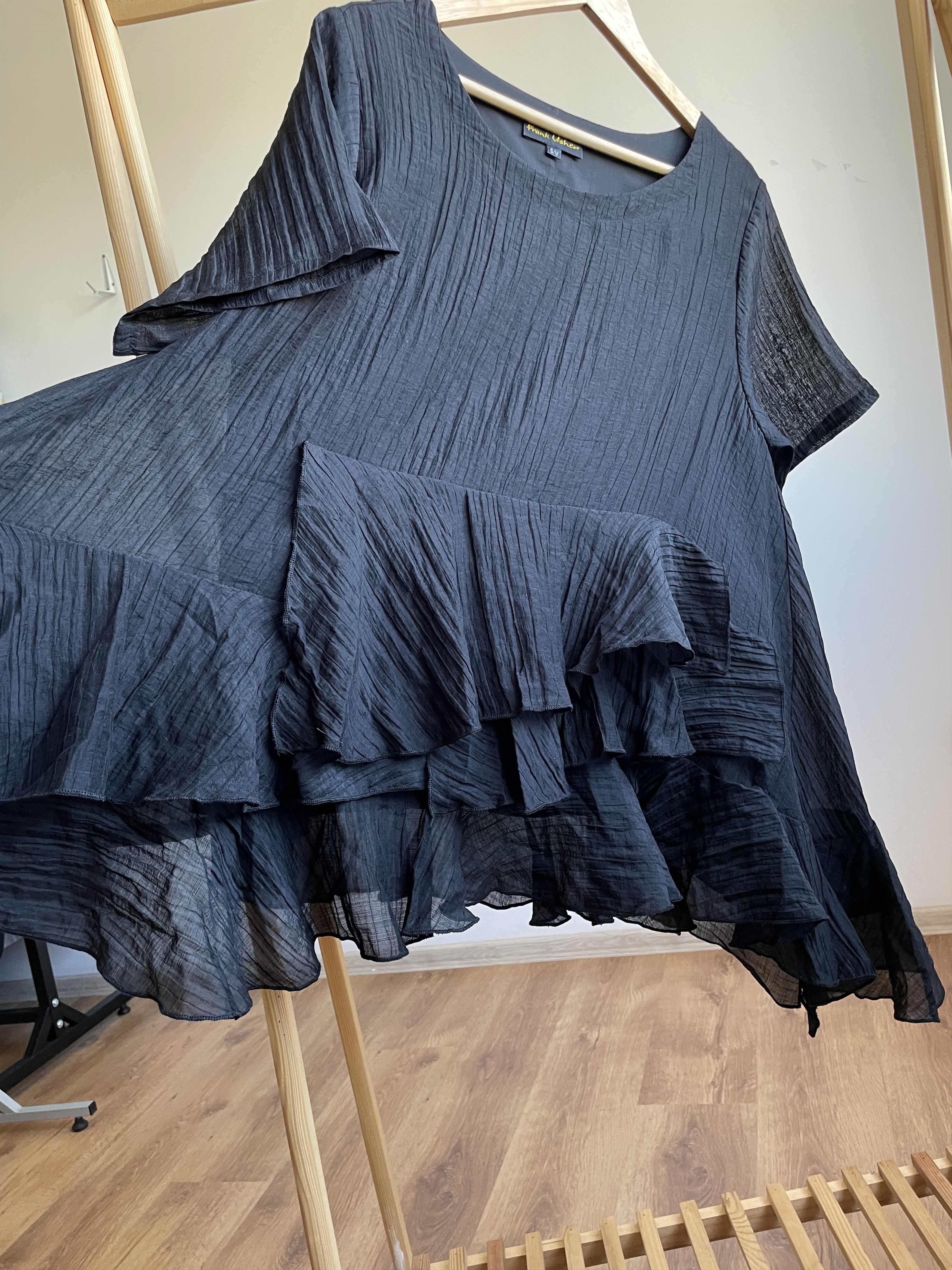 Other Frank Usher Lagenlook Layered Pleated Top Size S/M Size M / US 6-8 / IT 42-44 - 5 Thumbnail