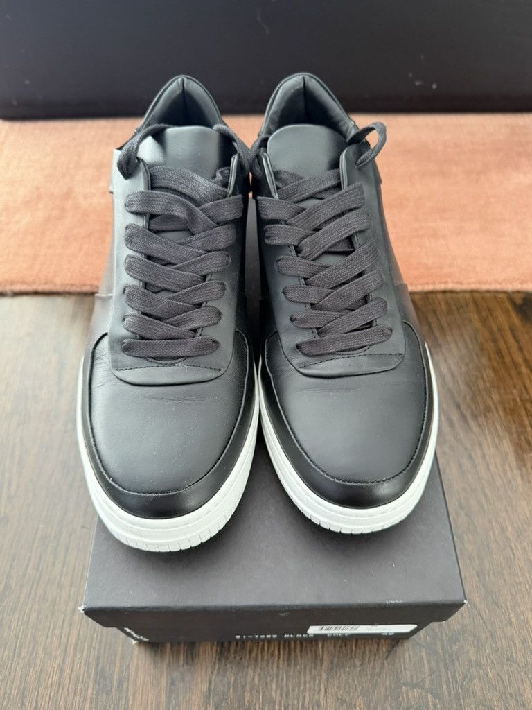 Wings + Horns Black Calf Leather Sneaker Size US 9 / EU 42 - 2 Thumbnail