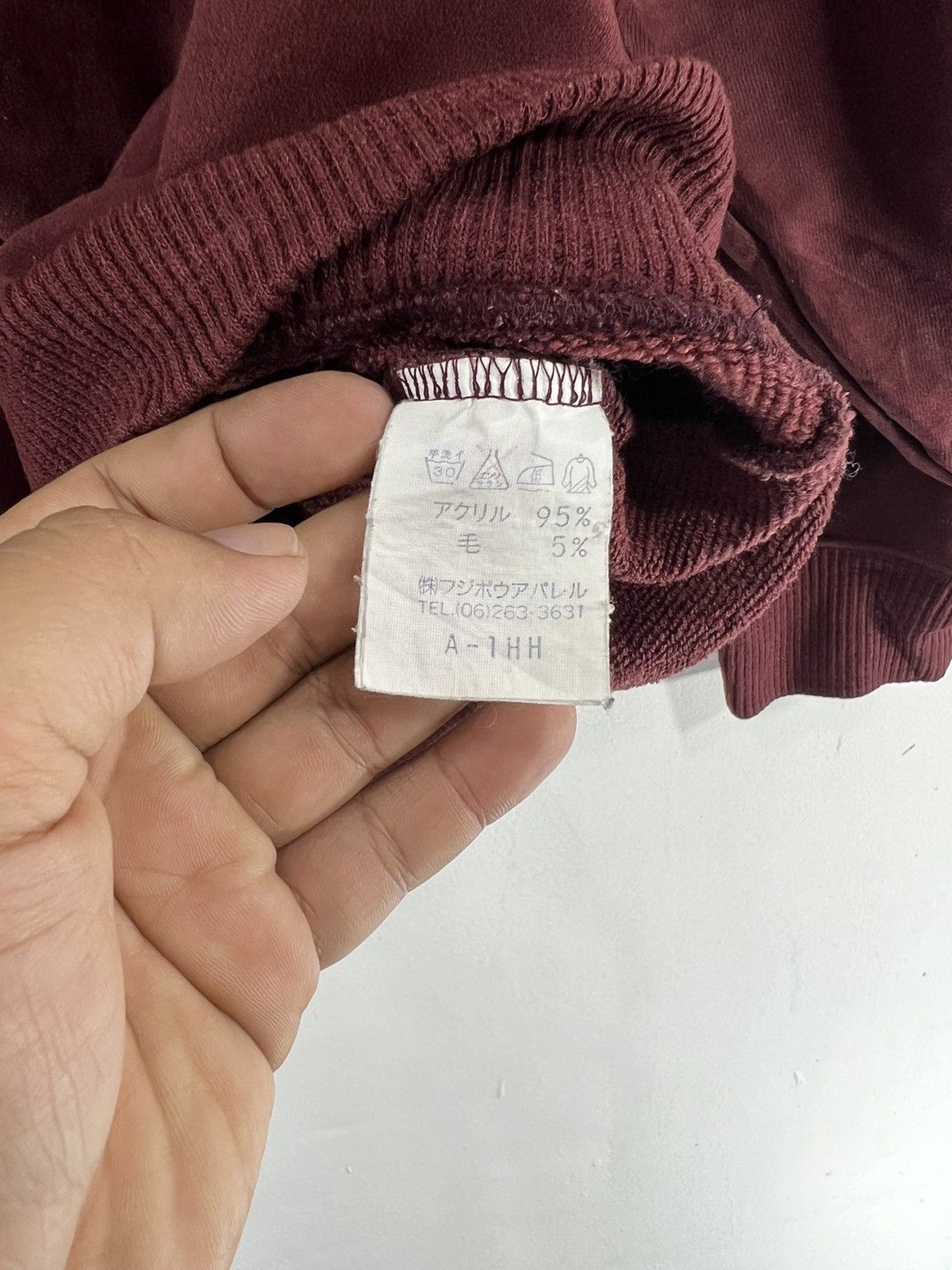 Hiroko Koshino Homme Vintage 90's Hiroko Koshino Homme Spellout Sweatshirt Size US L / EU 52-54 / 3 - 5 Thumbnail