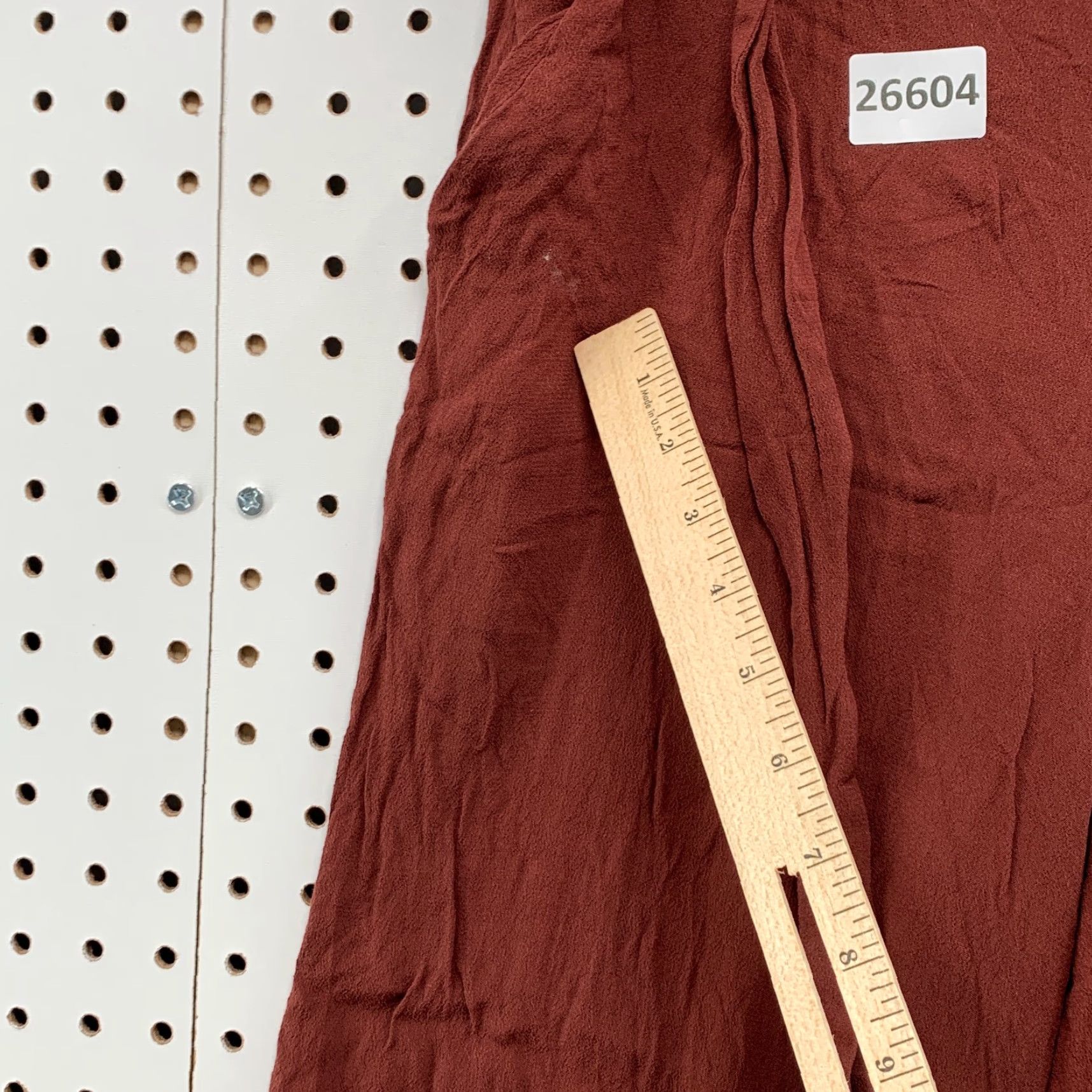 Vintage VINTAGE Wilfred Nanterre Pants Women’s Large Rust Brown Flowy Wide Leg Cropped 31x23.5 Size 24" / US 00 / IT 34 - 3 Thumbnail