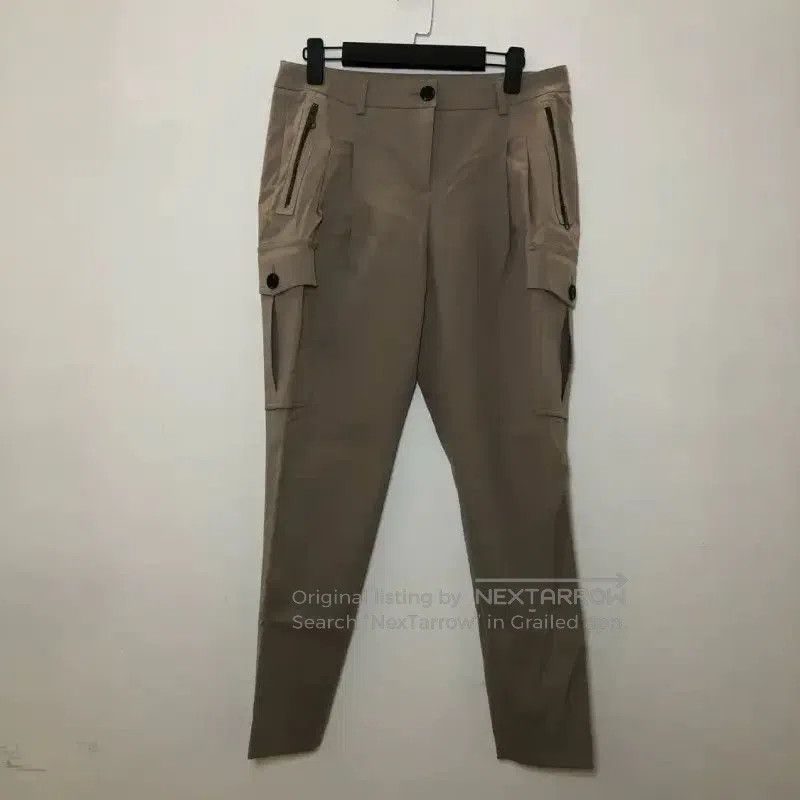 Burberry Burberry Khaki Women's Cotton Trousers. Size 27" / US 4 / IT 40 - 1 Thumbnail