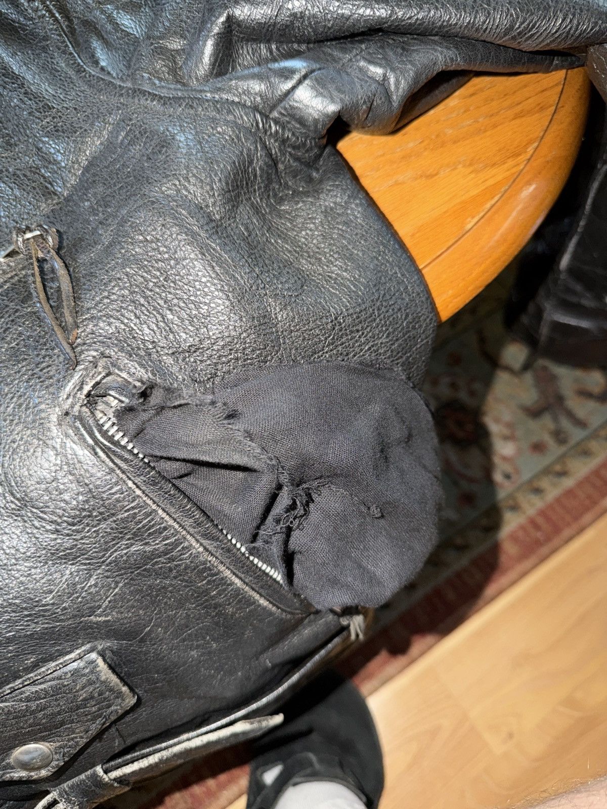 Other Leather Perfecto Biker Jacket Size US XL / EU 56 / 4 - 4 Thumbnail
