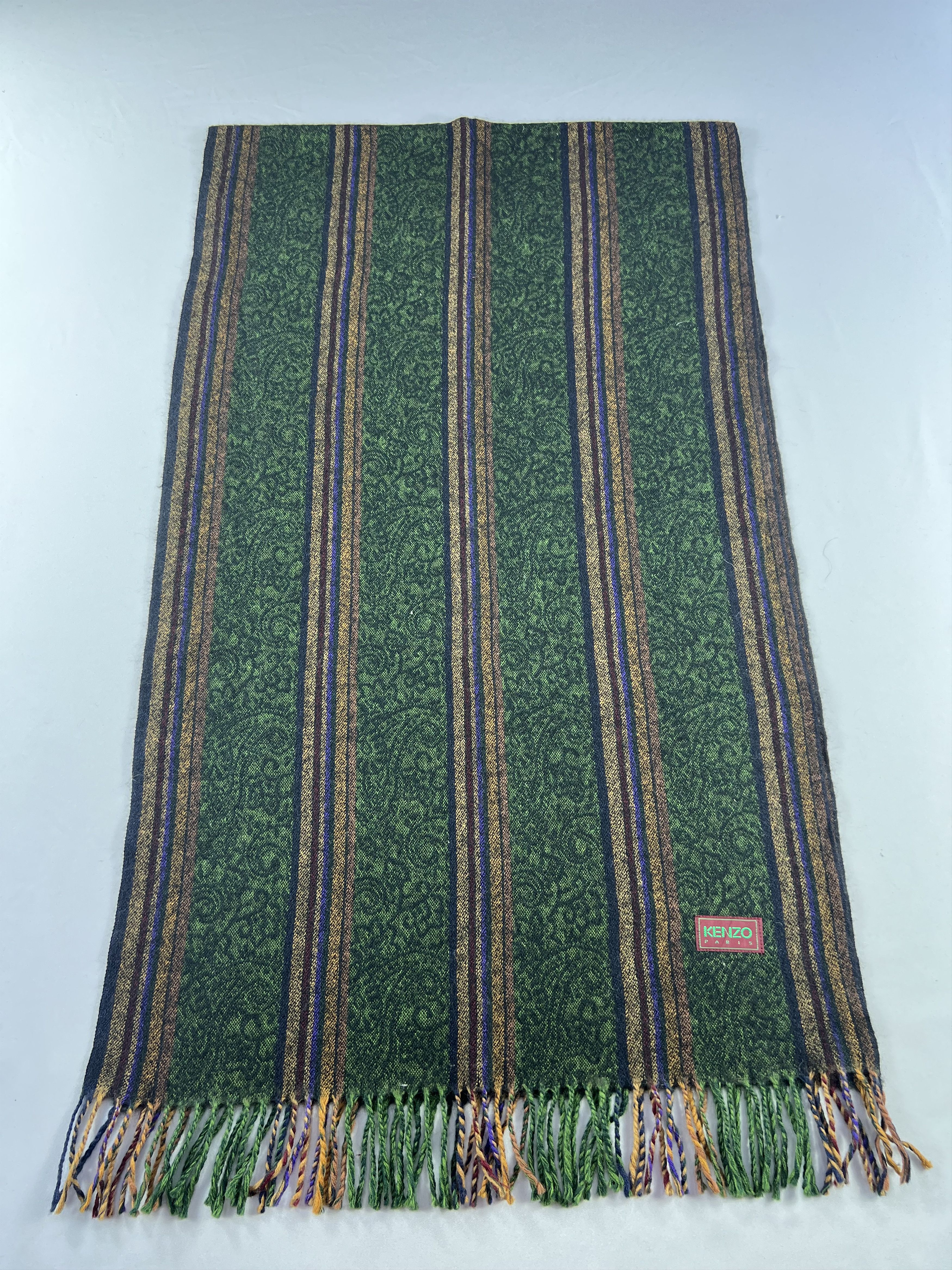 Kenzo Kenzo Paislee Scarf / Muffler / Neckwear P977 Size ONE SIZE - 2 Thumbnail