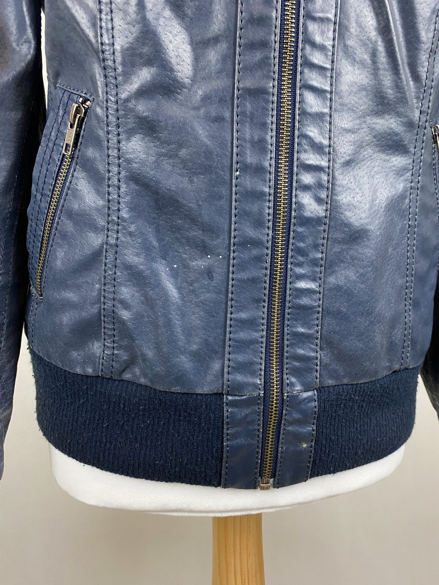 Genuine Leather × Vintage real leather jacket snake skin vintage vera pelle Size L / US 10 / IT 46 - 3 Thumbnail