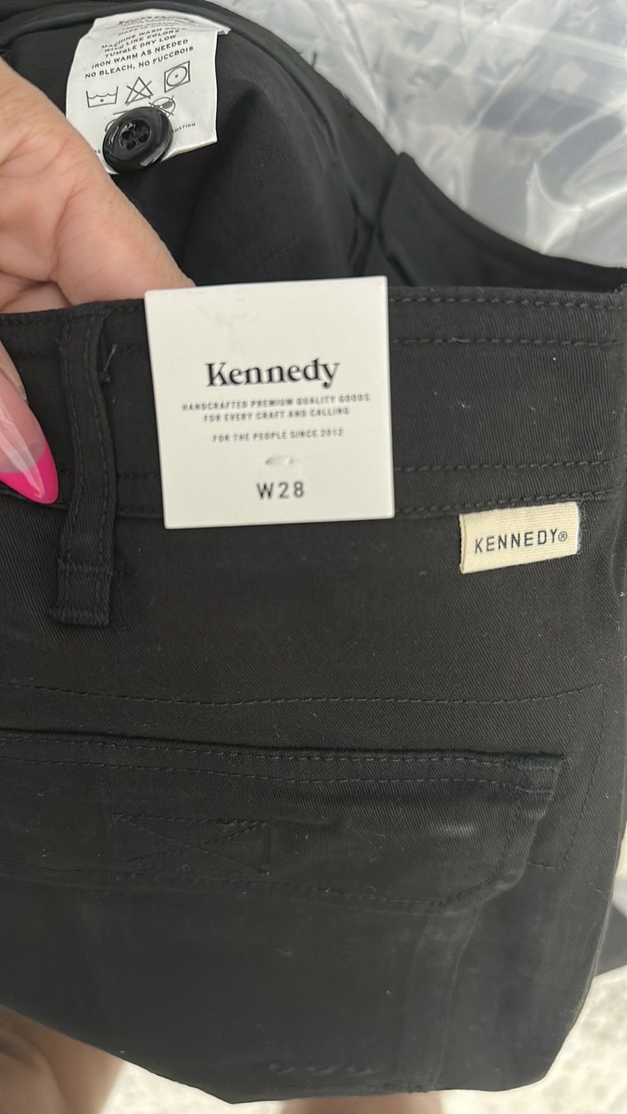 Other Men's Black Cargo Pants Size US 28 / EU 44 - 4 Thumbnail