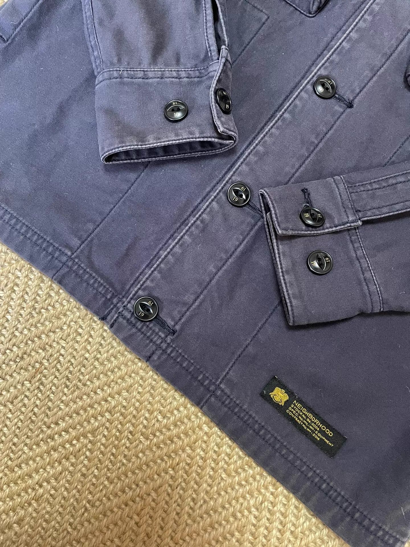 Neighborhood NEIGHBORHOOD 15AW 4-Pkt Washed Distressed BDU Jacket Navy S Size US S / EU 44-46 / 1 - 4 Thumbnail