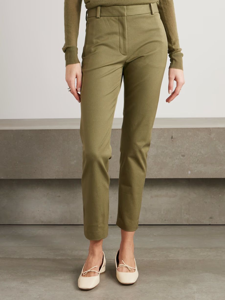Joseph JOSEPH Cropped gabardine straight-leg pants women size 36 Size 25" / US 0 / IT 36 - 3 Thumbnail