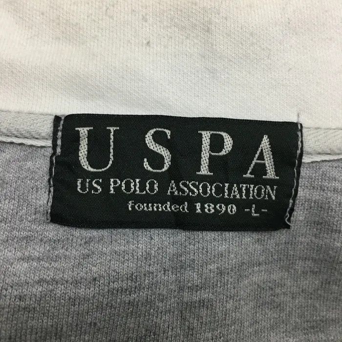 U.S. Polo Assn. Vtg USPA POLO ASSOCIATION Pony Sweatshirt Big Logo Sweater Size US L / EU 52-54 / 3 - 8 Thumbnail