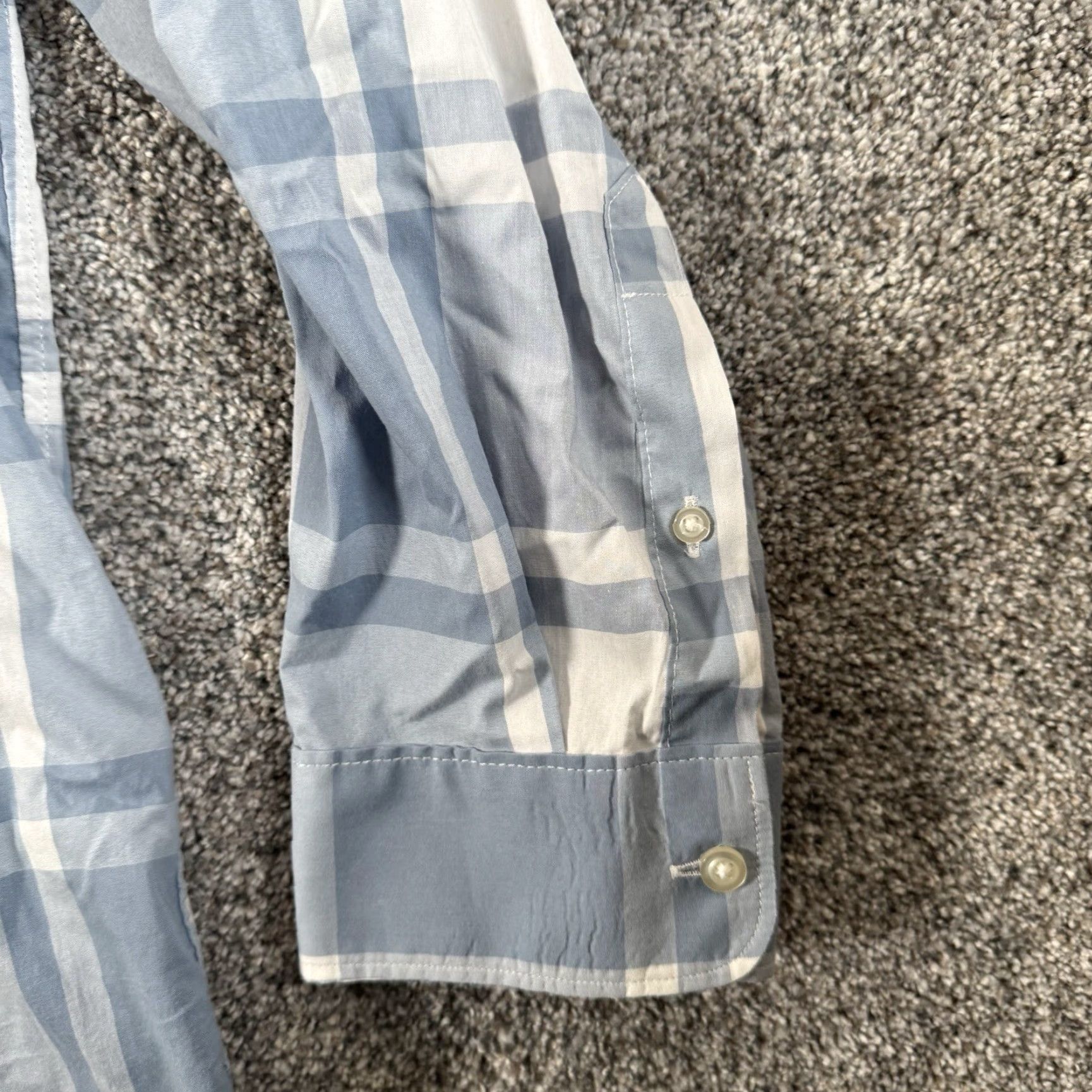 Gap GAP Shirt Plaid Coolmax XXL Button-Up Button-Down Collared Casual Business Preppy Classic Comfort Performance Men Regular Blues Size US XXL / EU 58 / 5 - 4 Thumbnail