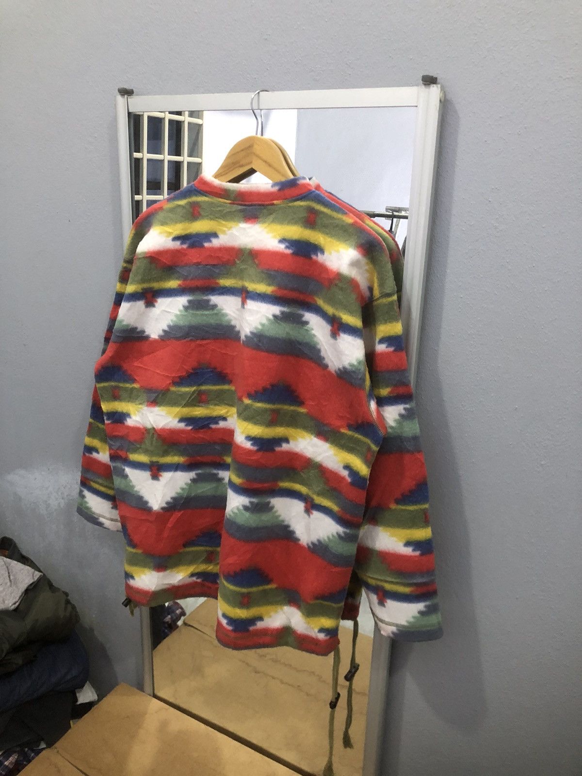 Japanese Brand × Vintage Sante reins navajo fleece sweatshirt Size US XL / EU 56 / 4 - 10 Thumbnail