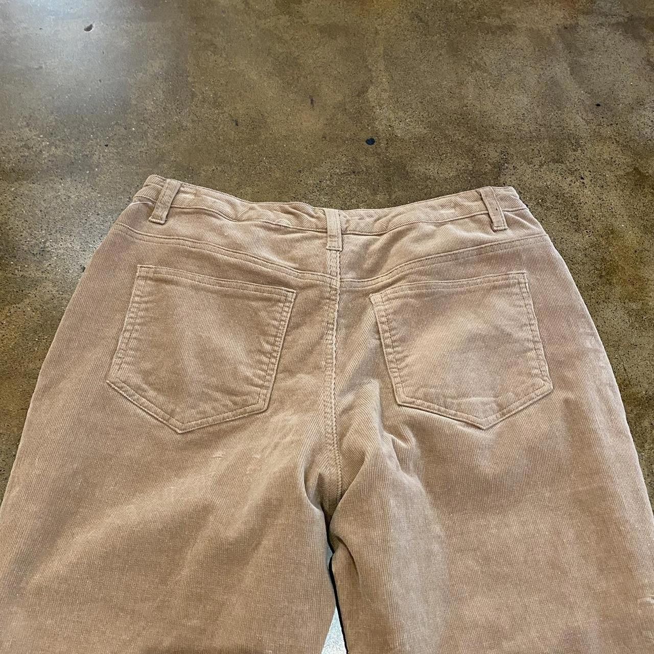 Designer Camel Colored Mini Corduroy Pants Size 32" / US 10 / IT 46 - 5 Thumbnail