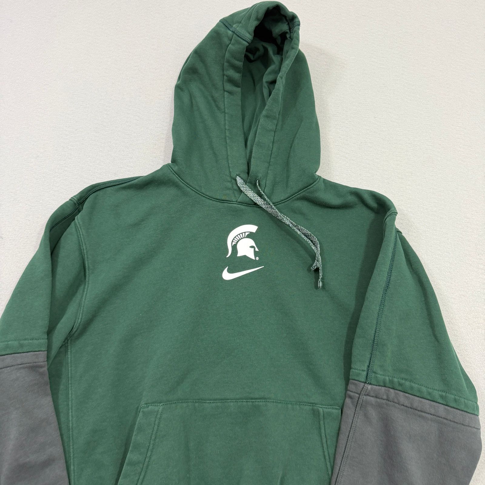 Nike Nike Michigan State Spartans Hoodie Men's Small Green Size US S / EU 44-46 / 1 - 2 Thumbnail