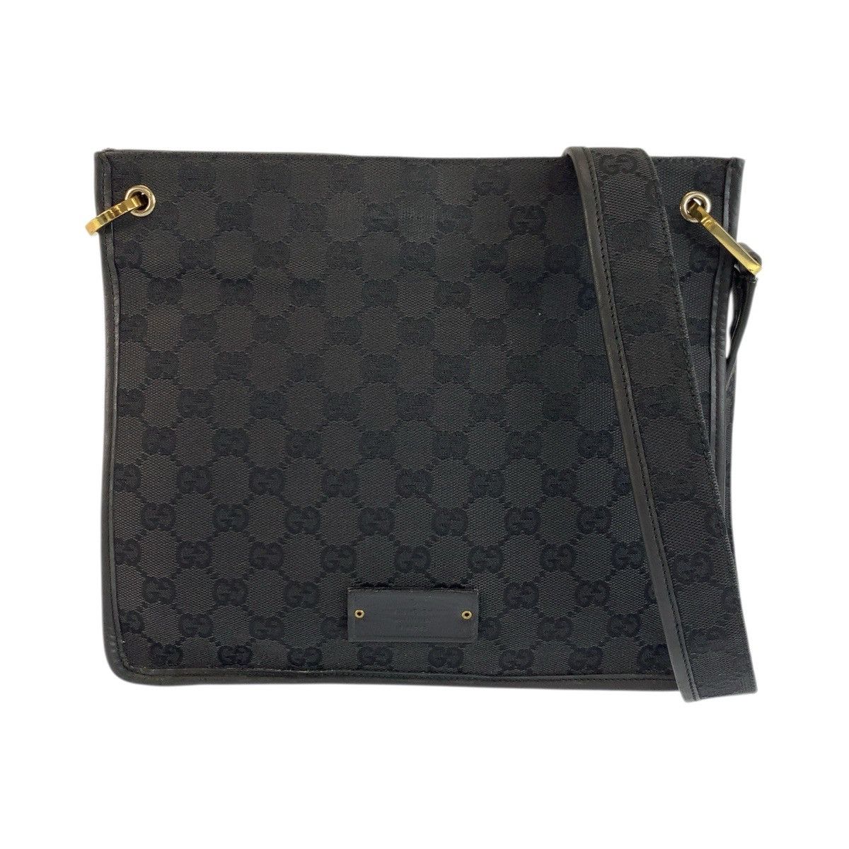 Gucci Gucci Gucci GG Canvas Leather Shoulder Bag Leather Shoulder Bag 01762 DUTY FREE for USA Size ONE SIZE - 1 Thumbnail
