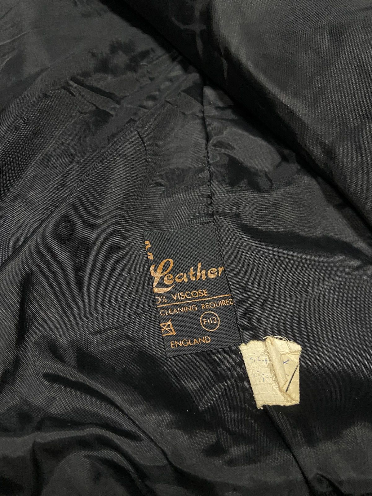 Genuine Leather Leather bomber jacket vintage zip Size US S / EU 44-46 / 1 - 10 Thumbnail