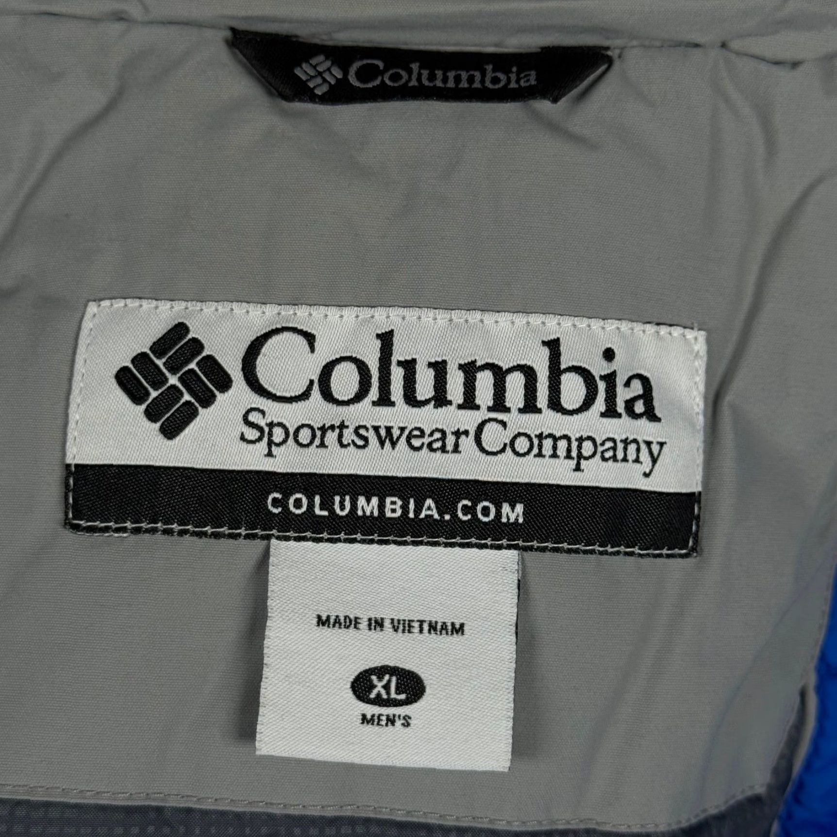 Vintage Columbia Jacket XL Men Waterproof Windproof Insulated Mid-Length Zip Ski Snowboard Coat Outerwear Blue Size US XL / EU 56 / 4 - 7 Thumbnail