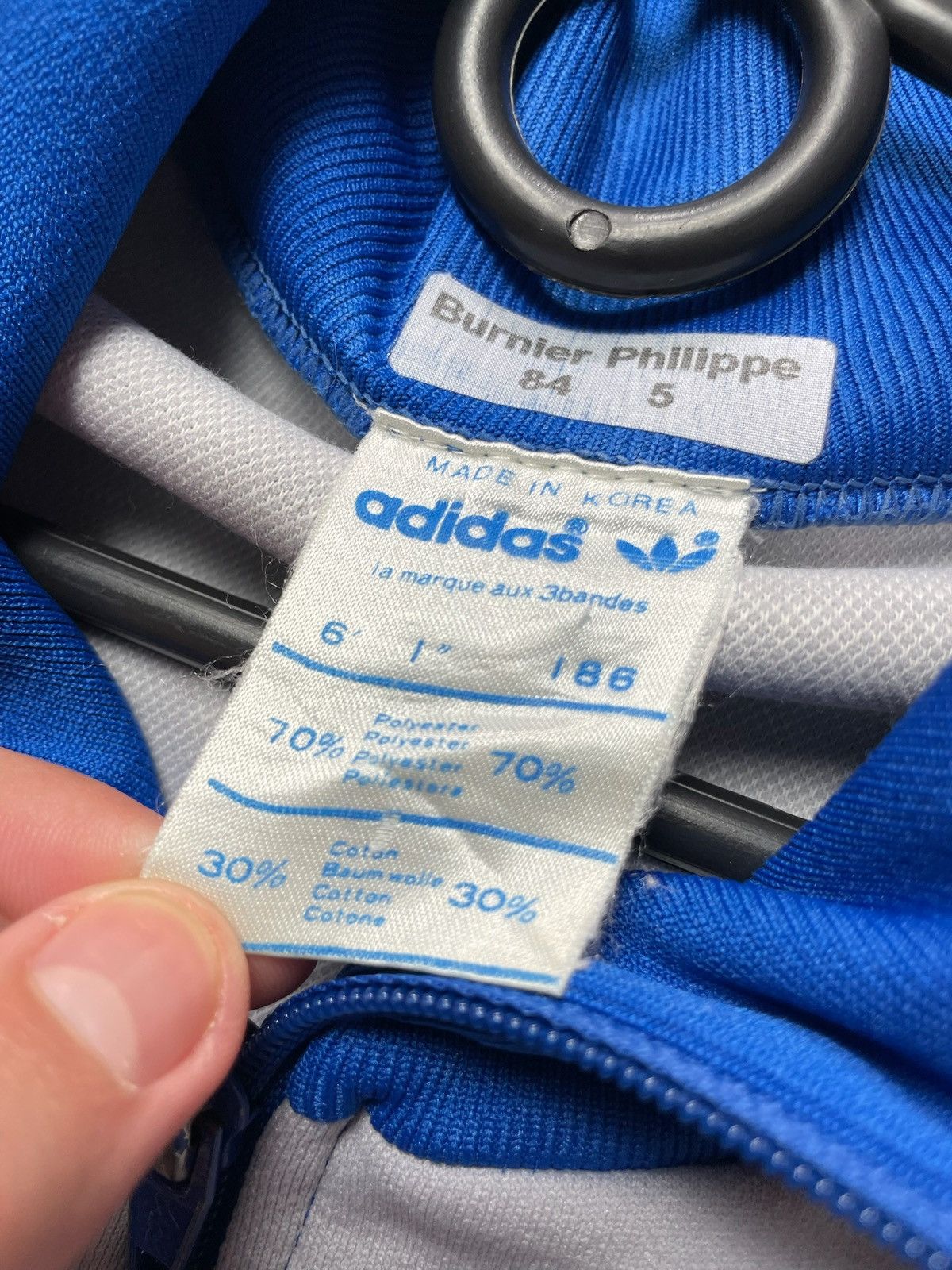 Adidas × Vintage Vintage retro adidas striped jacket Korea very rare size XL Size US XL / EU 56 / 4 - 4 Thumbnail