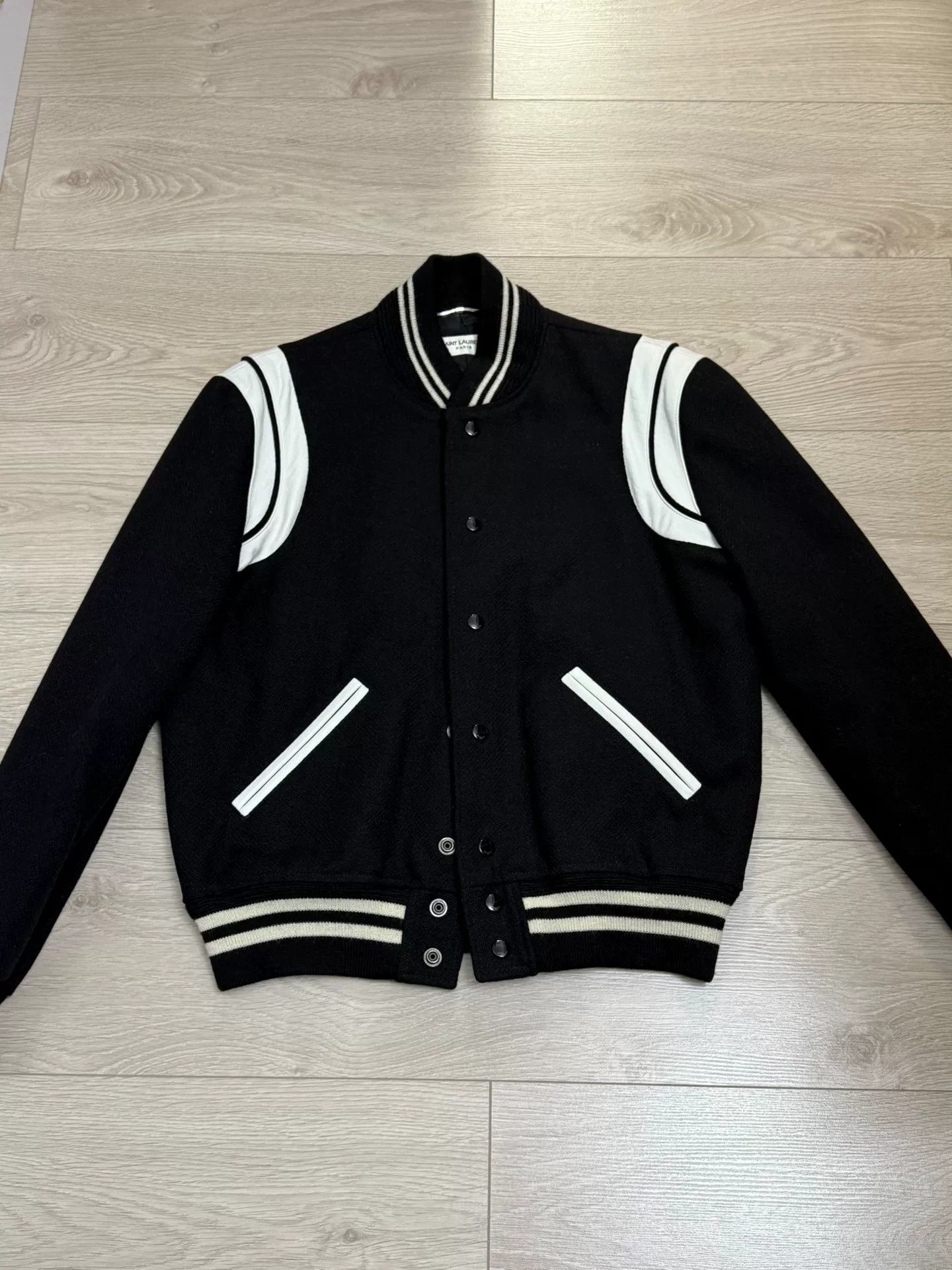 Saint Laurent Paris Saint Laurent Classic Black and White Jacket Size US S / EU 44-46 / 1 - 1 Thumbnail