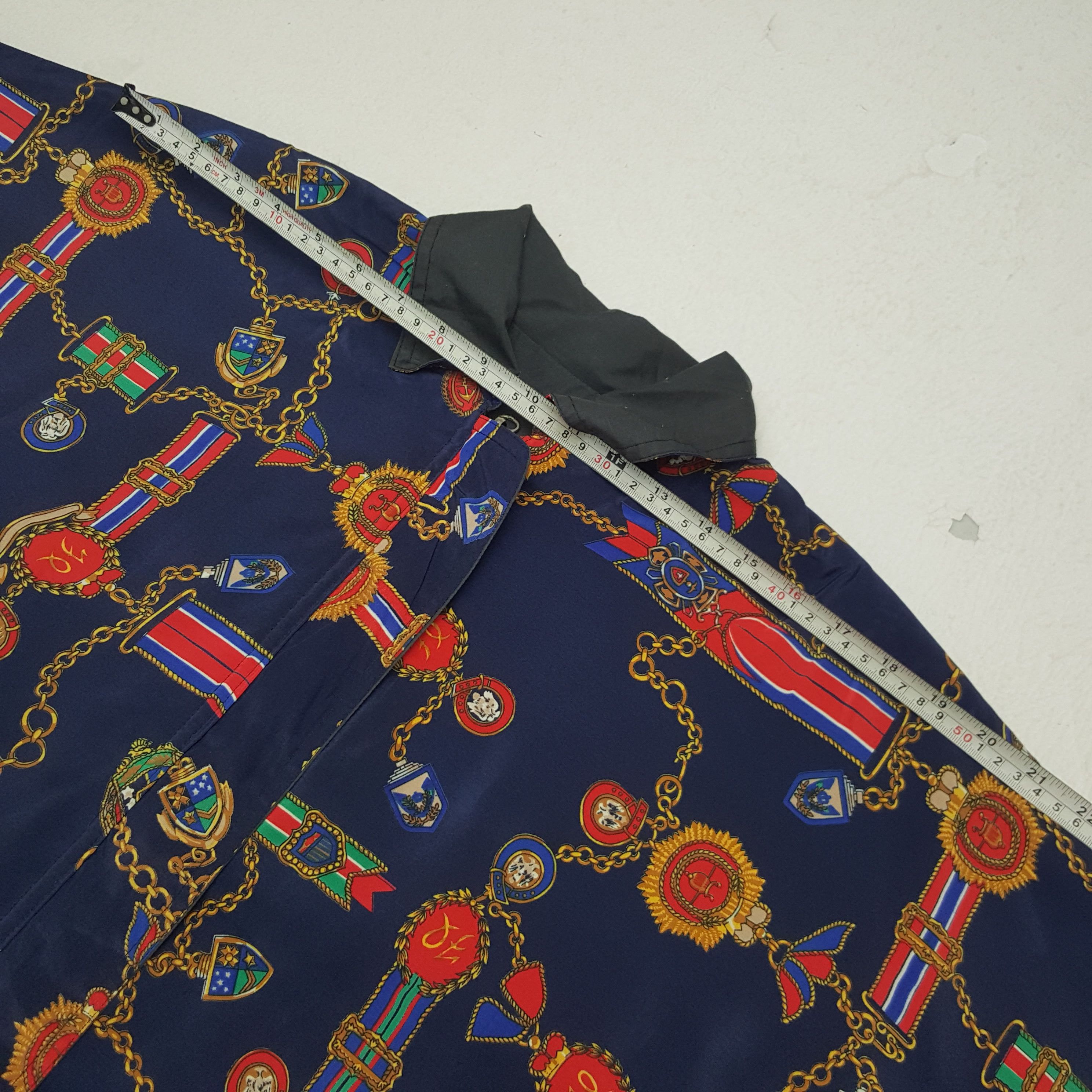 Designer × Vintage Vintage Designer Reversible Bomber Jacket Size L / US 10 / IT 46 - 7 Thumbnail