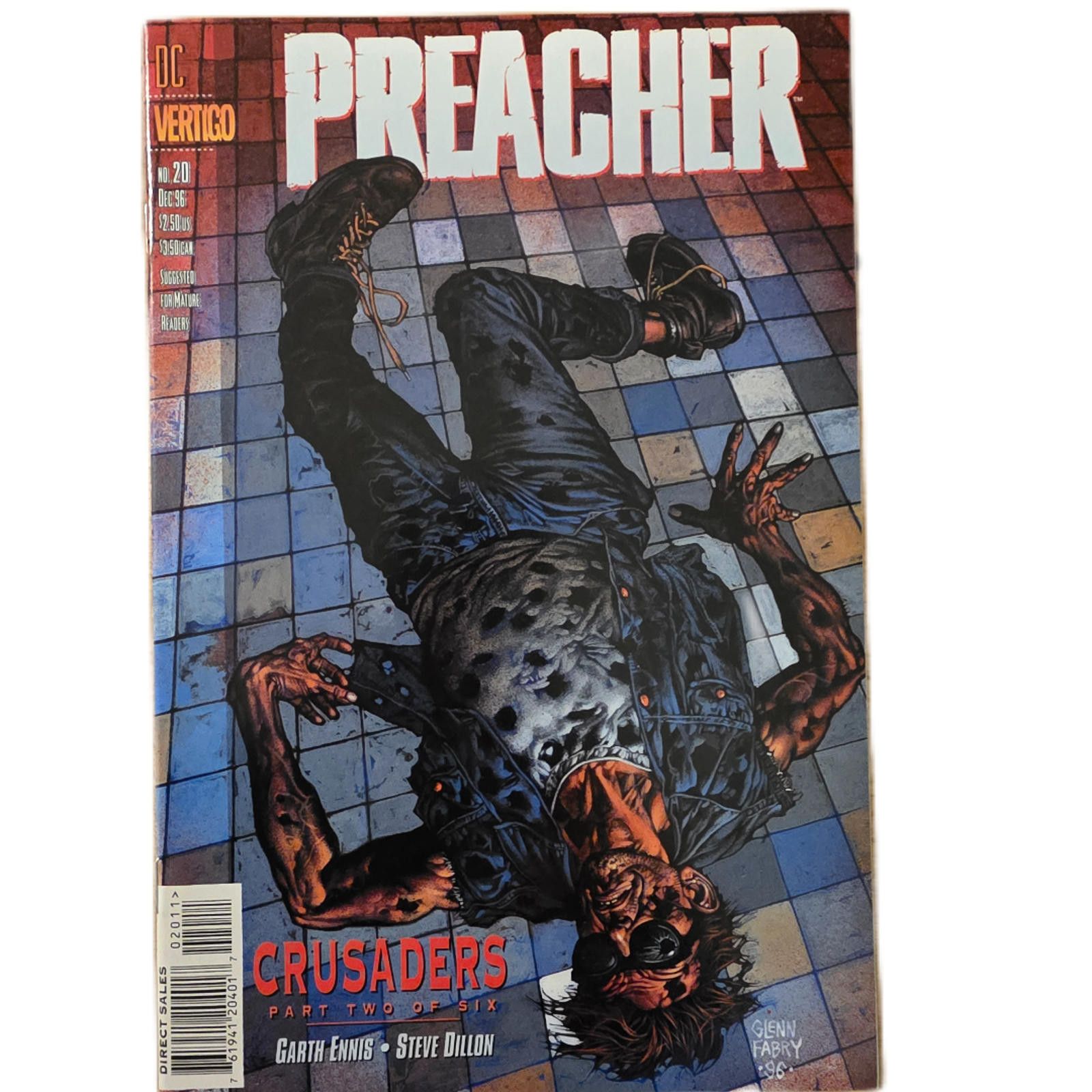 DC Comics Preacher #20 1996 Vertigo DC Comic Near Mint (C) Size ONE SIZE - 1 Thumbnail