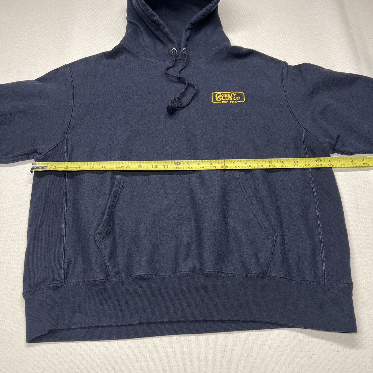 Champion Champion Reverse Weave Hoodie Blue Sweatshirt Glass Logo Y2K Size US XL / EU 56 / 4 - 19 Thumbnail