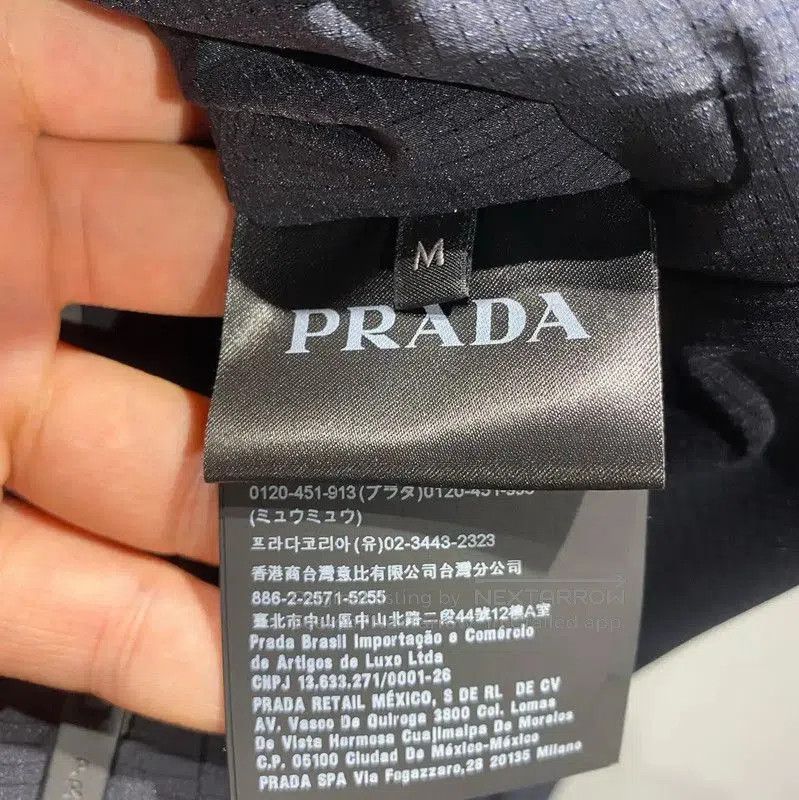 Prada Prada Men's Black Polyester Jacket. Size US M / EU 48-50 / 2 - 4 Thumbnail
