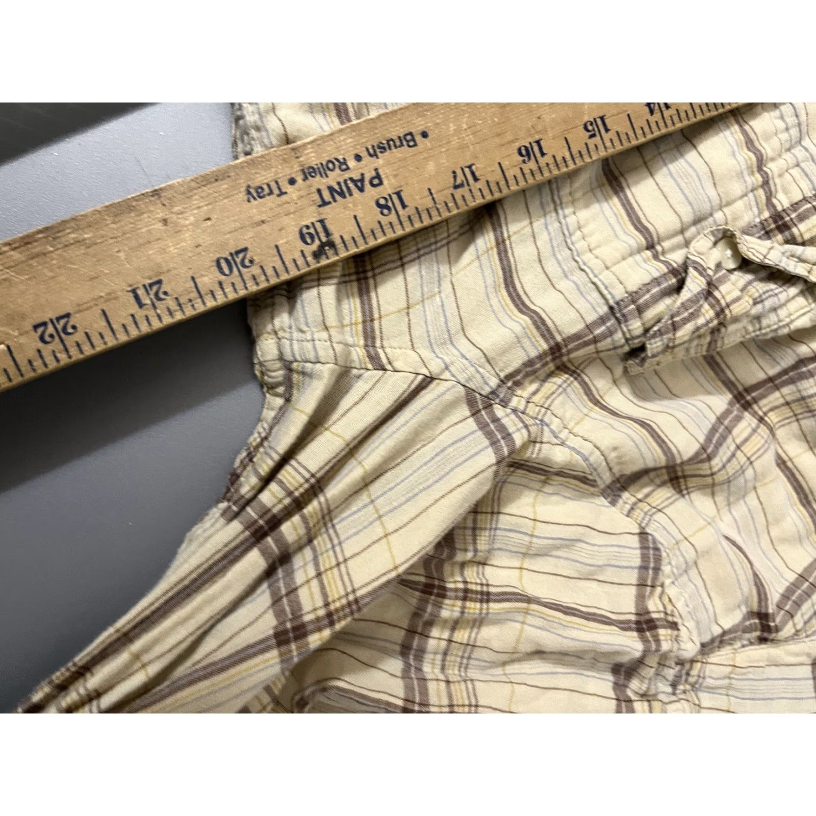 Original Penguin VINTAGE Original Penguin Classic Fit Shirt Mens L Yellow Check Long Sleeve Button-Up Size US L / EU 52-54 / 3 - 5 Thumbnail