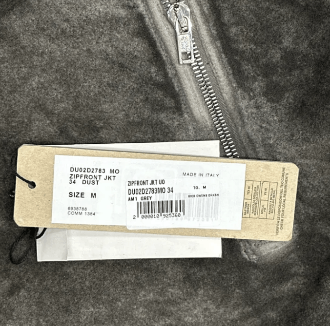 Rick Owens Rick Owens Grey Suede Zip Jacket Size US M / EU 48-50 / 2 - 2 Thumbnail