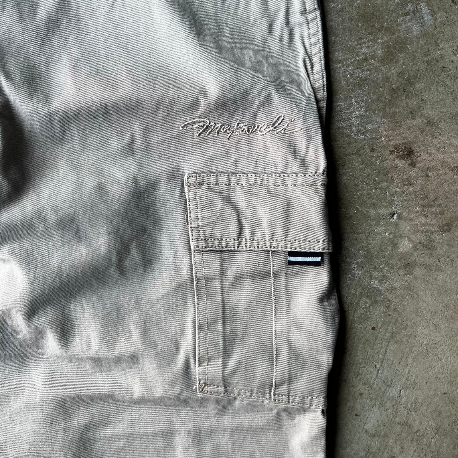 Vintage Vintage Makaveli Pants Mens 38x34 Khaki Cargo Y2K 00s Skate Size US 38 / EU 54 - 6 Thumbnail