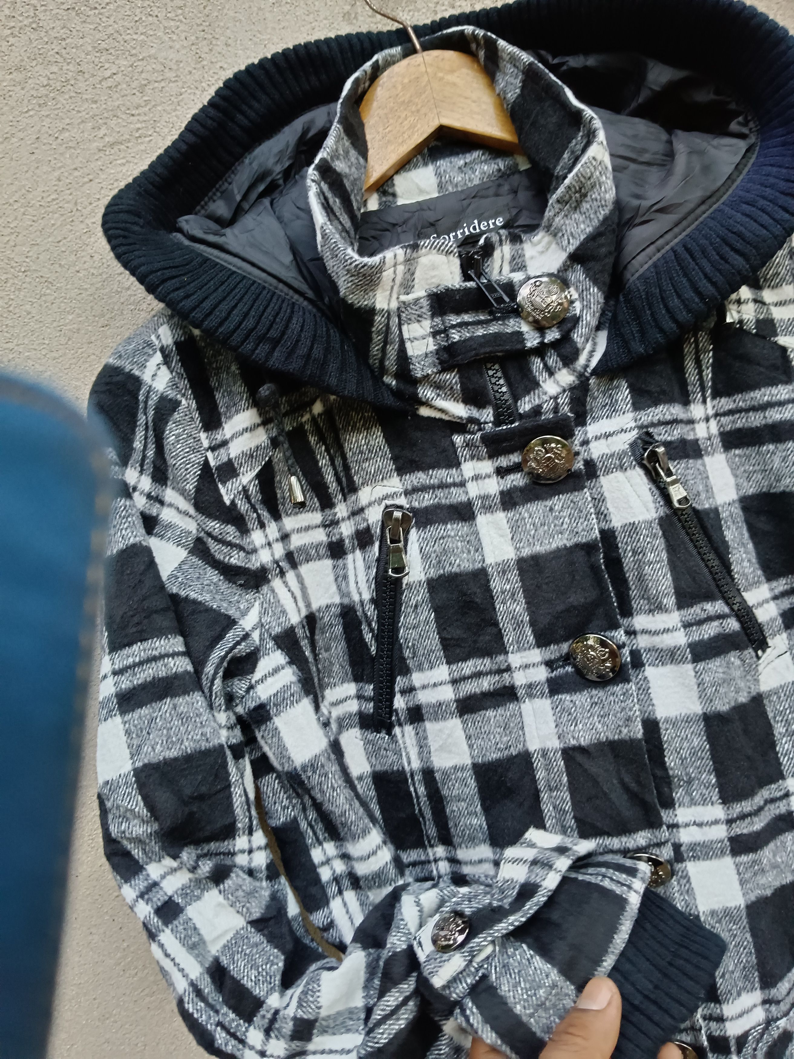 If Six Was Nine GOA Sorridere Wool Jacket Hoodie Size US M / EU 48-50 / 2 - 18 Thumbnail