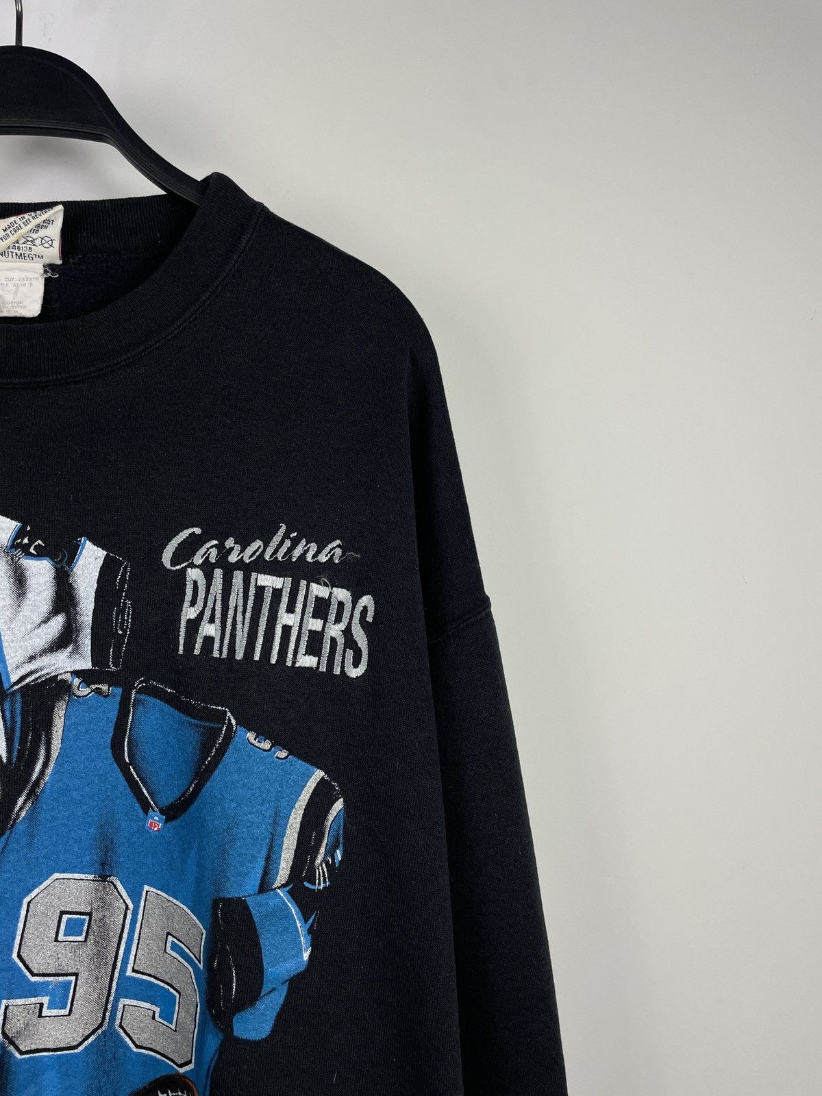 NFL × Vintage © 1993 NFLP Carolina Panthers Sweatshirt Size US XL / EU 56 / 4 - 3 Thumbnail
