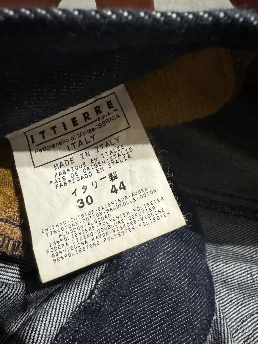 Dolce & Gabbana × Vintage 2000s Dolce & Gabbana Brut Denim Jeans & Velvet Hybride Pants Size US 30 / EU 46 - 6 Thumbnail