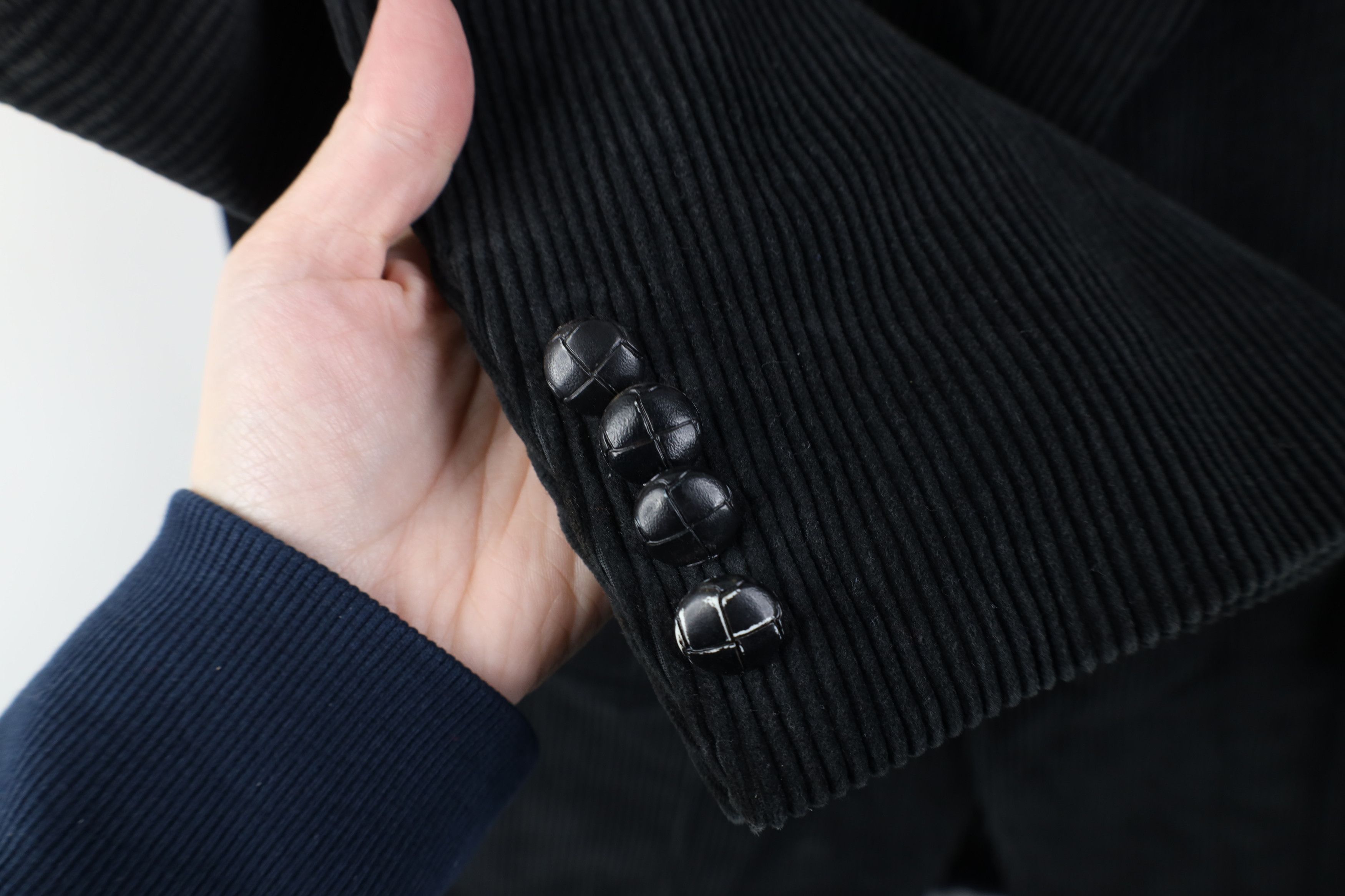 Vintage Vintage 90s Streetwear Suit Coat Blazer Jacket Black Size US XXL / EU 58 / 5 - 6 Thumbnail