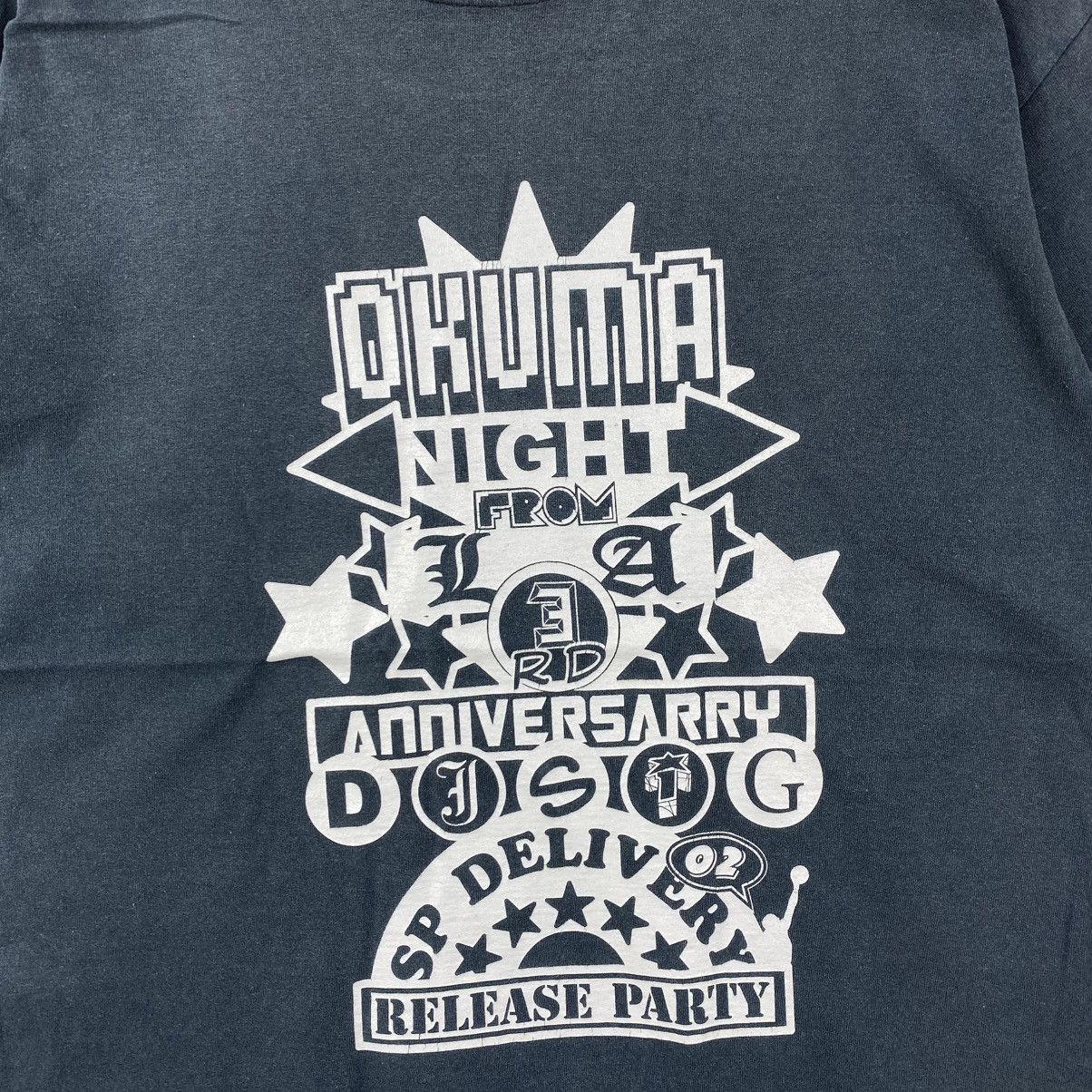 Band Tees Vintage 2002 Okuma Night DJ Graphic Tee L Y2K Anvil T-Shirt Size US L / EU 52-54 / 3 - 4 Thumbnail