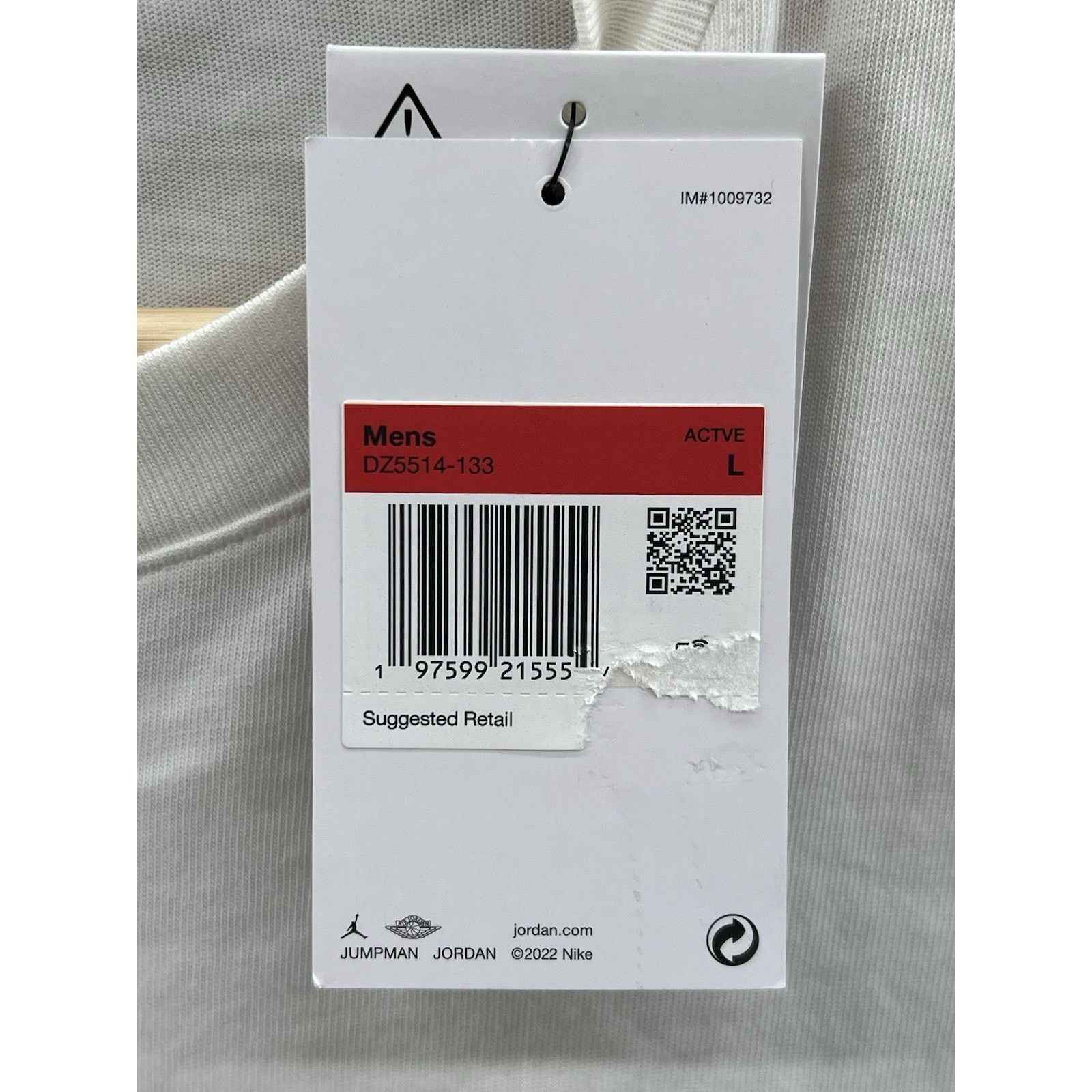 Jordan Brand Jordan Travis Scott Men's White T-Shirt Sz. Large DZ5514-133 Size US L / EU 52-54 / 3 - 4 Thumbnail