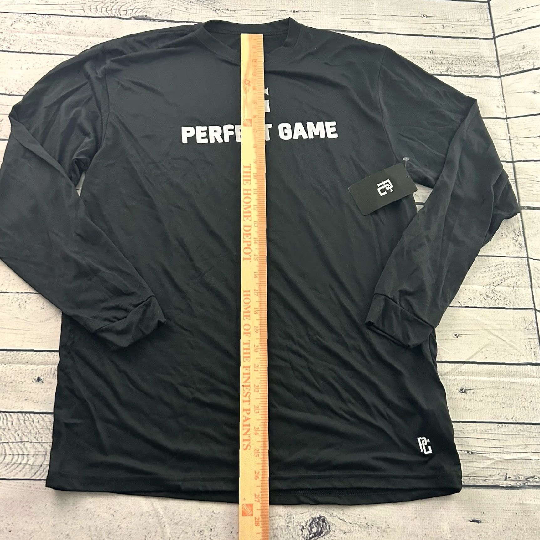 Vintage Perfect Game Long Sleeve Athletic Shirt Mens M Black Size US M / EU 48-50 / 2 - 5 Thumbnail
